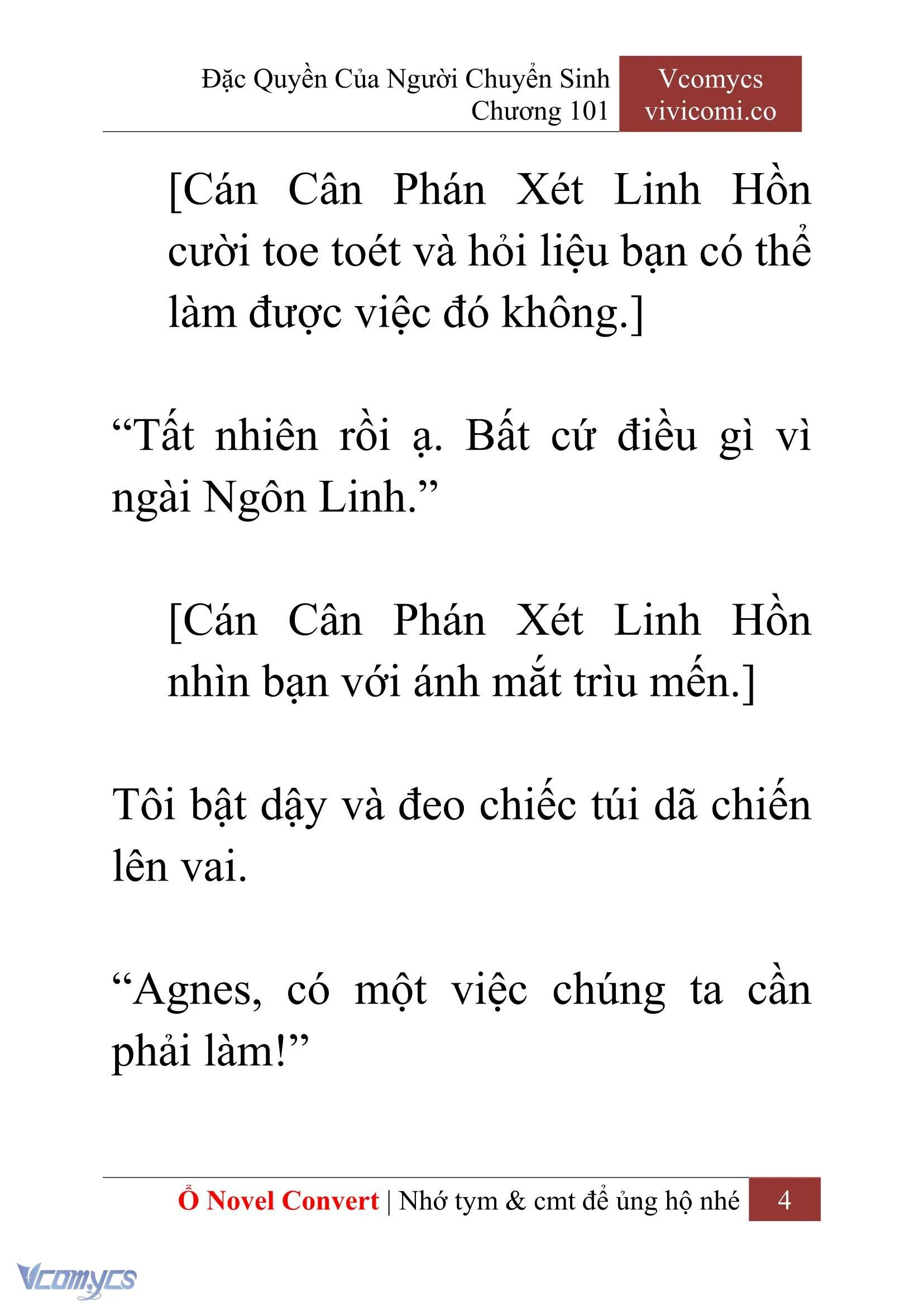 [Novel] Đặc Quyền Của Người Chuyển Sinh Chapter  101 - 6