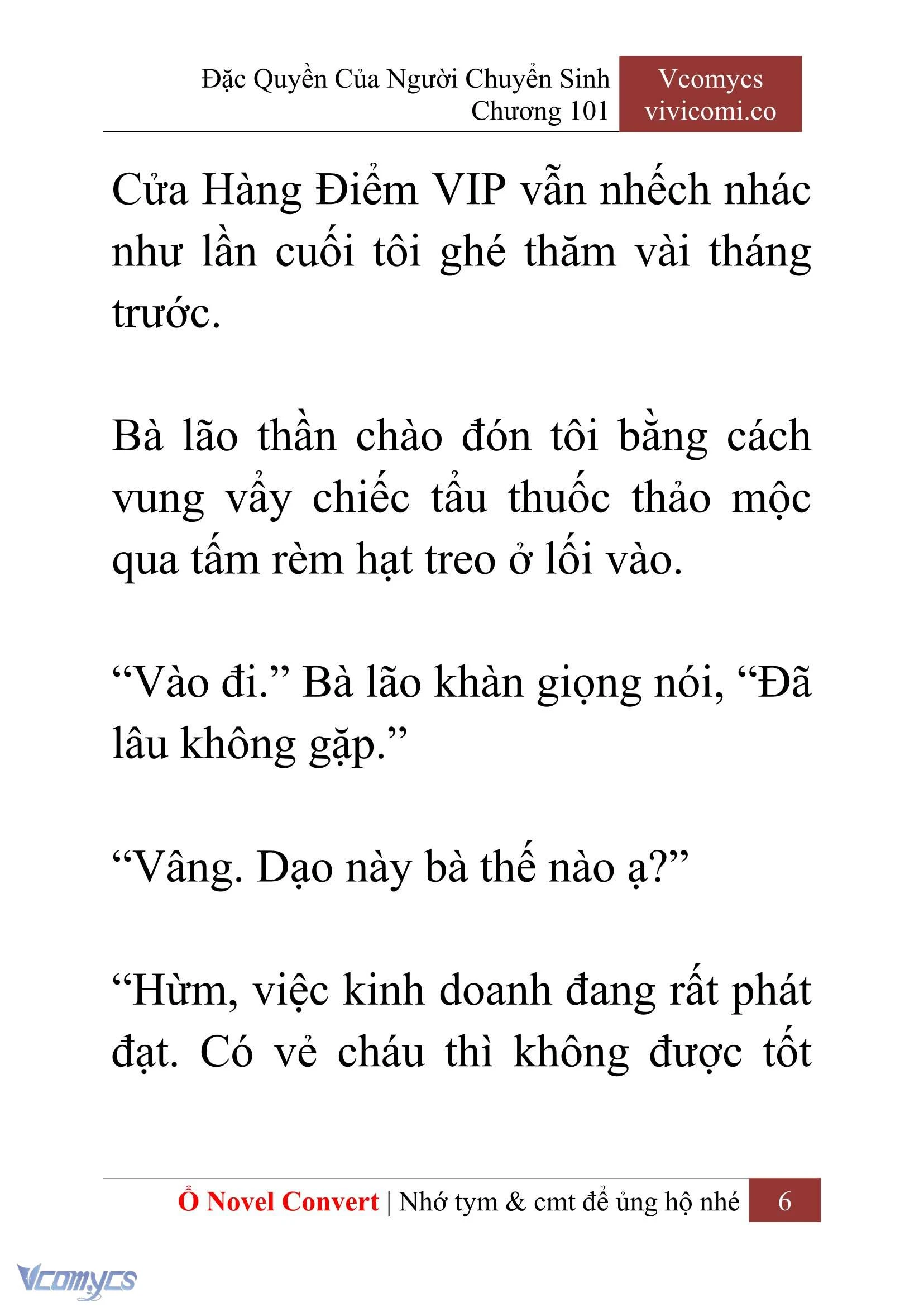 [Novel] Đặc Quyền Của Người Chuyển Sinh Chapter  101 - 8