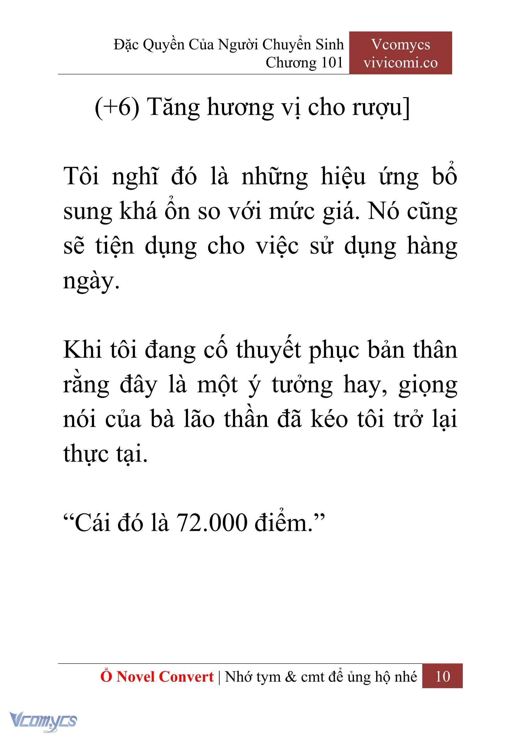 [Novel] Đặc Quyền Của Người Chuyển Sinh Chapter  101 - 12