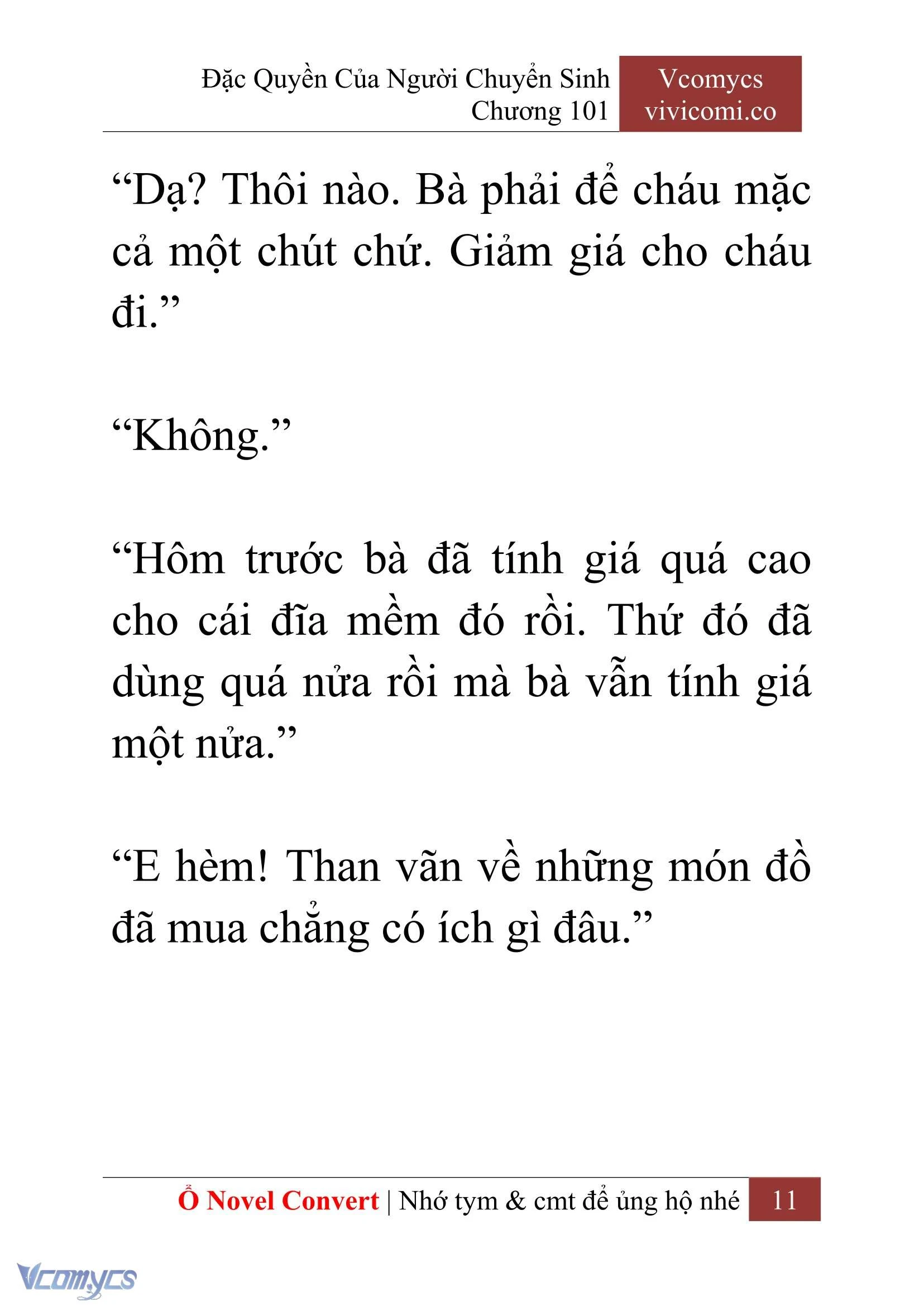 [Novel] Đặc Quyền Của Người Chuyển Sinh Chapter  101 - 13