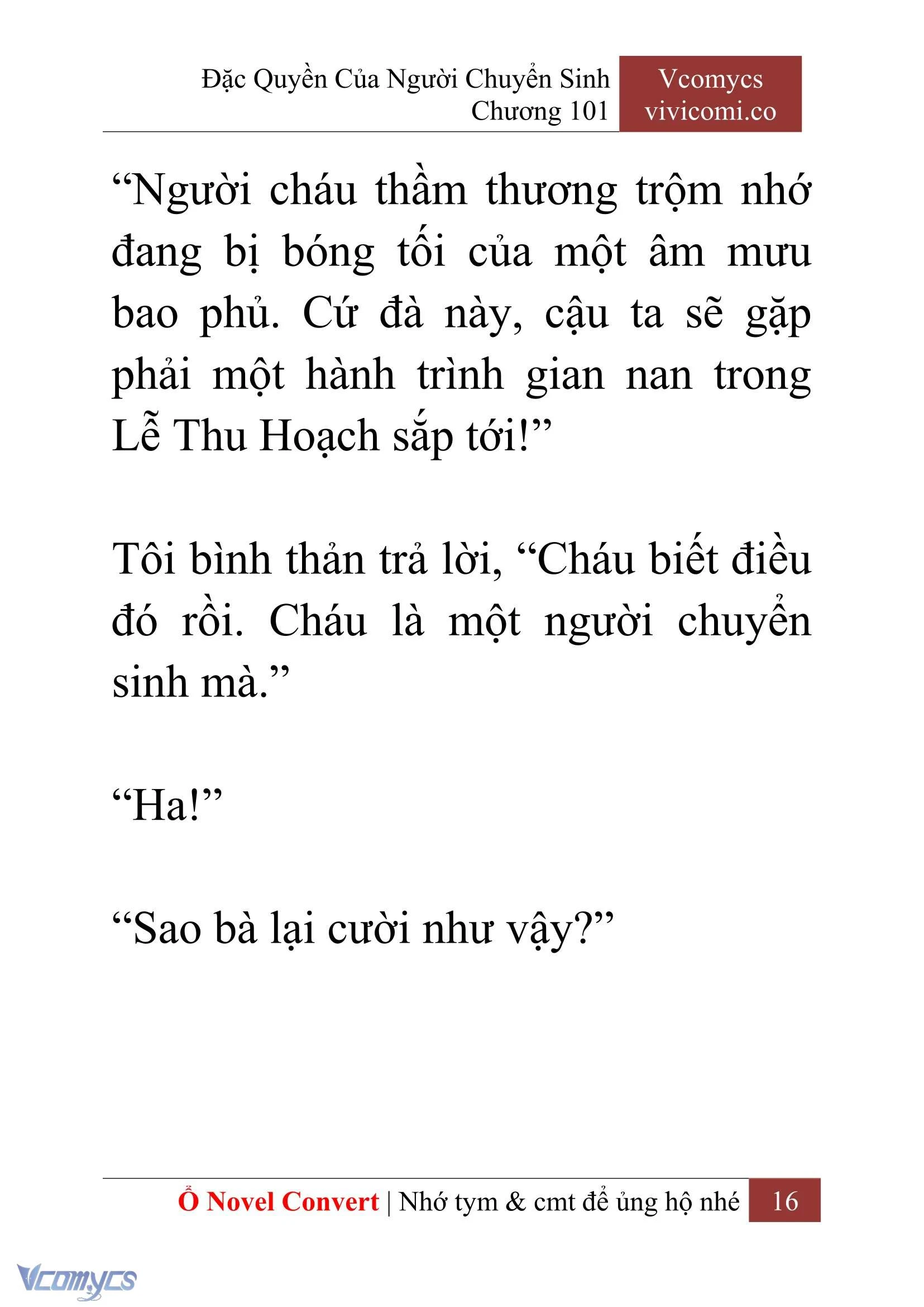 [Novel] Đặc Quyền Của Người Chuyển Sinh Chapter  101 - 18