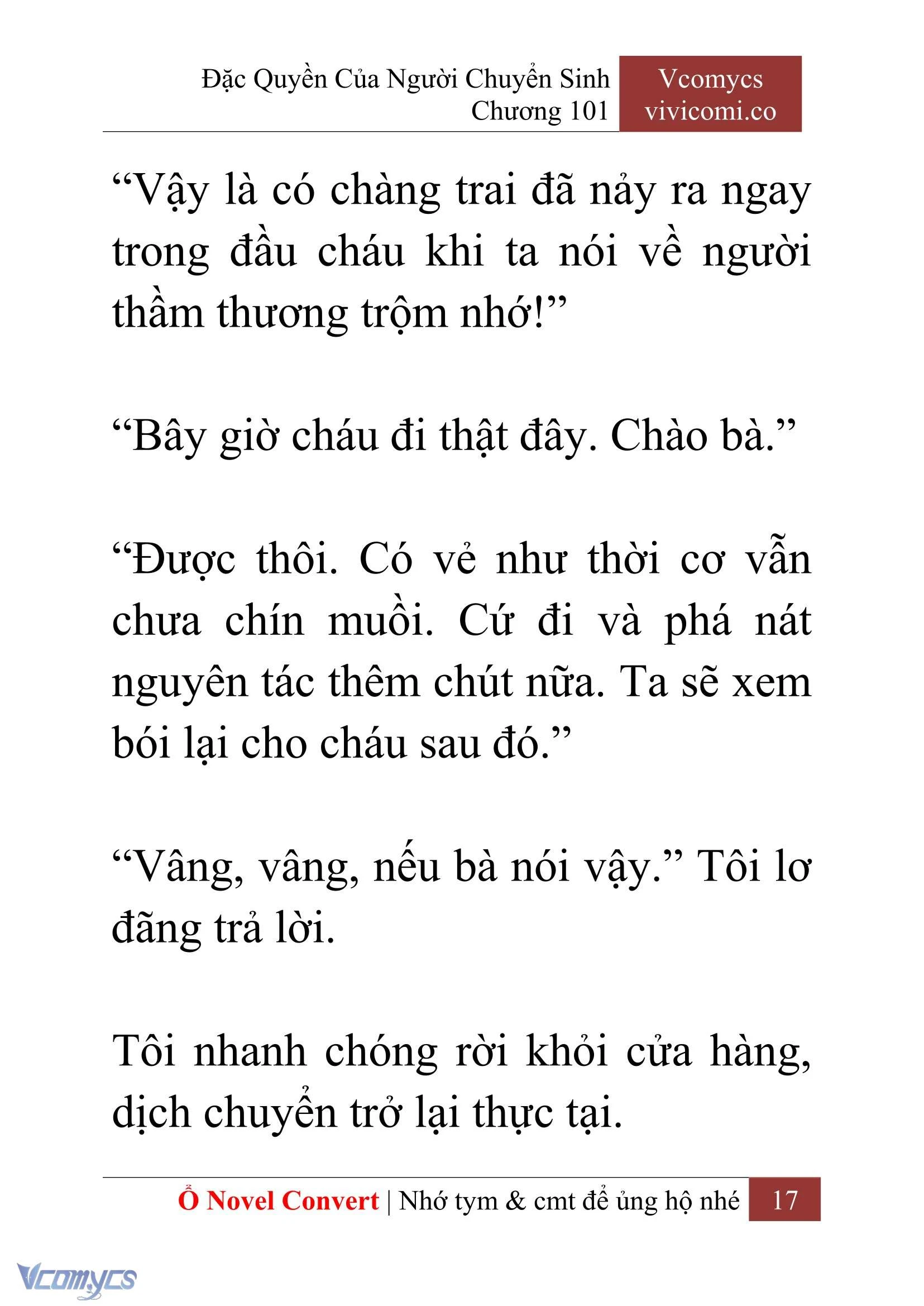 [Novel] Đặc Quyền Của Người Chuyển Sinh Chapter  101 - 19