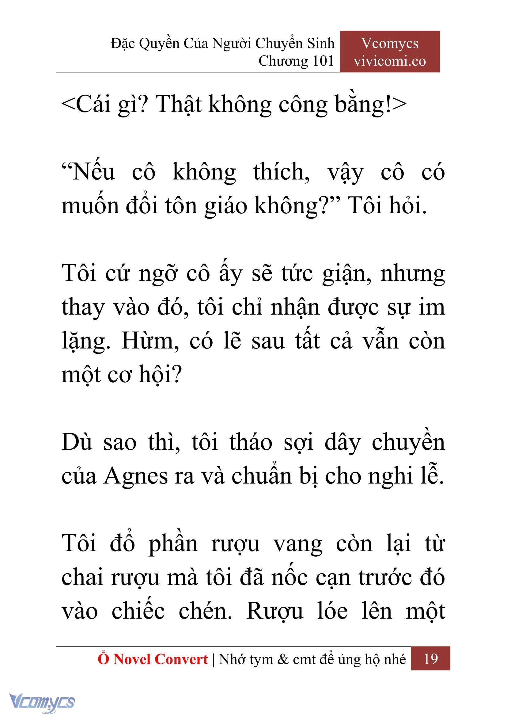 [Novel] Đặc Quyền Của Người Chuyển Sinh Chapter  101 - 21
