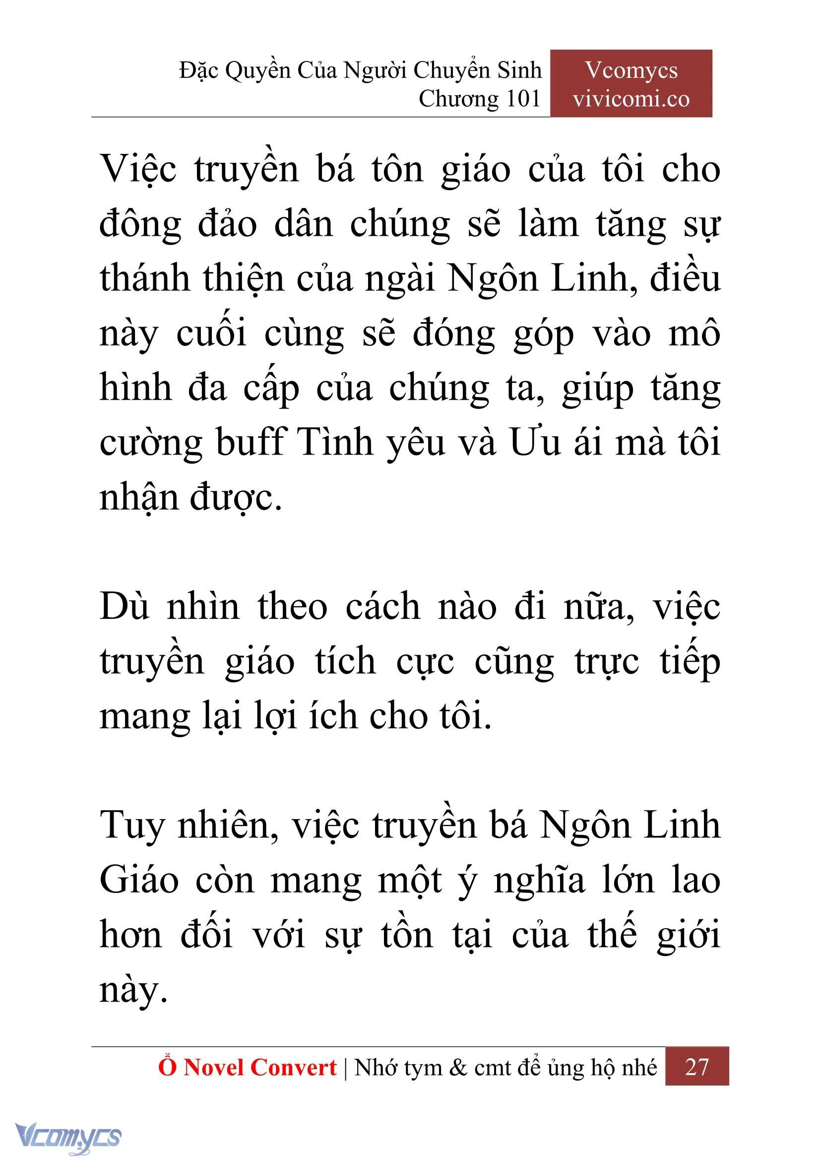 [Novel] Đặc Quyền Của Người Chuyển Sinh Chapter  101 - 29