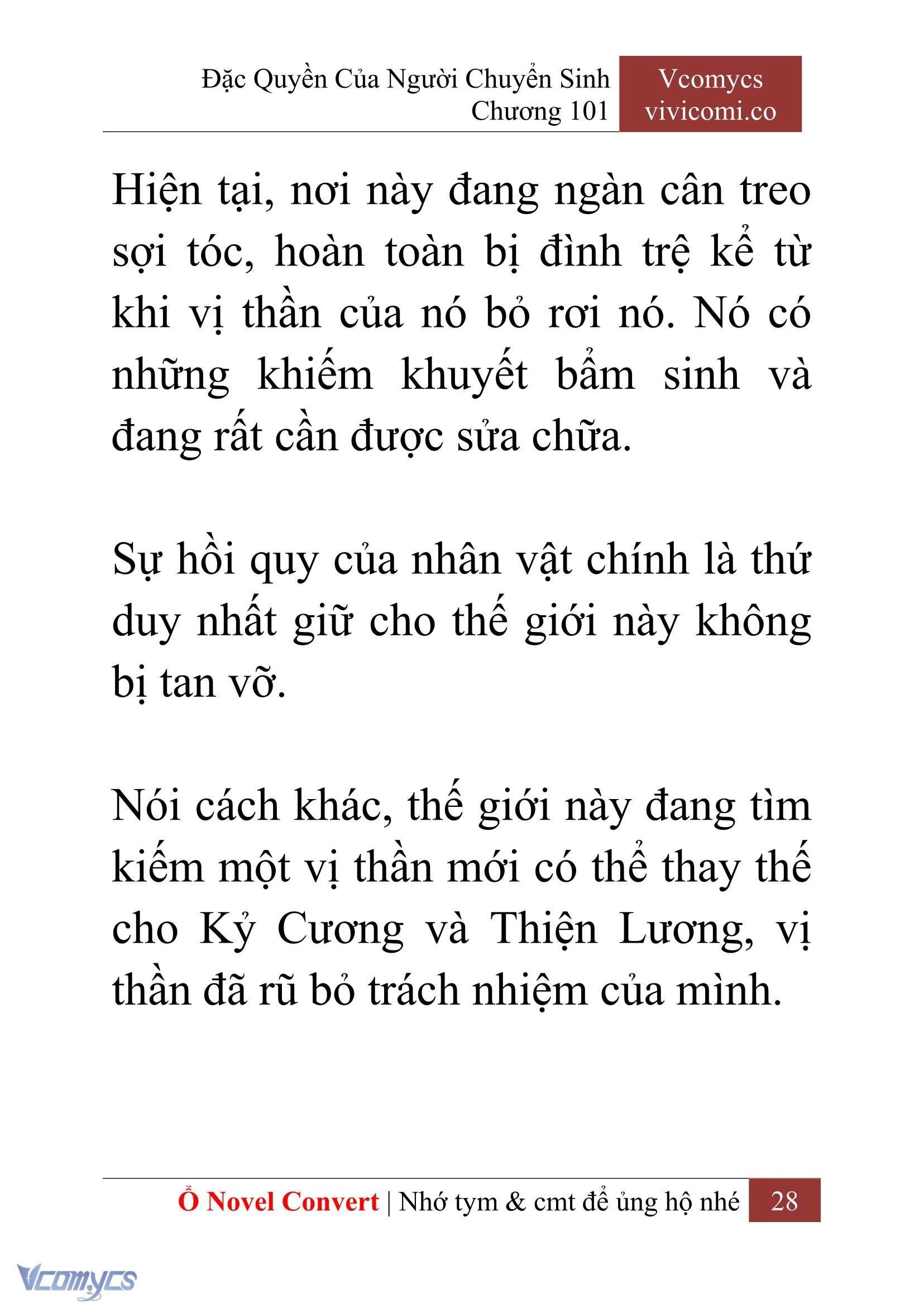 [Novel] Đặc Quyền Của Người Chuyển Sinh Chapter  101 - 30