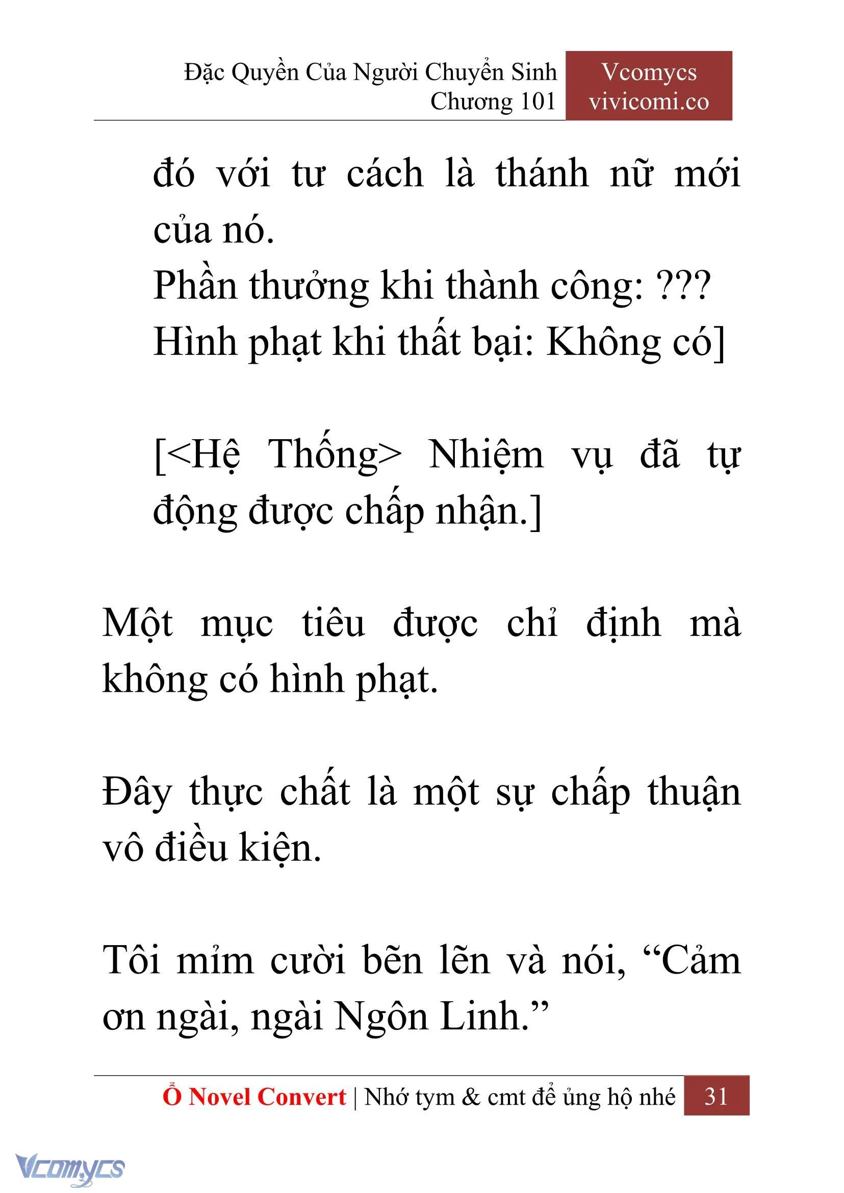 [Novel] Đặc Quyền Của Người Chuyển Sinh Chapter  101 - 33