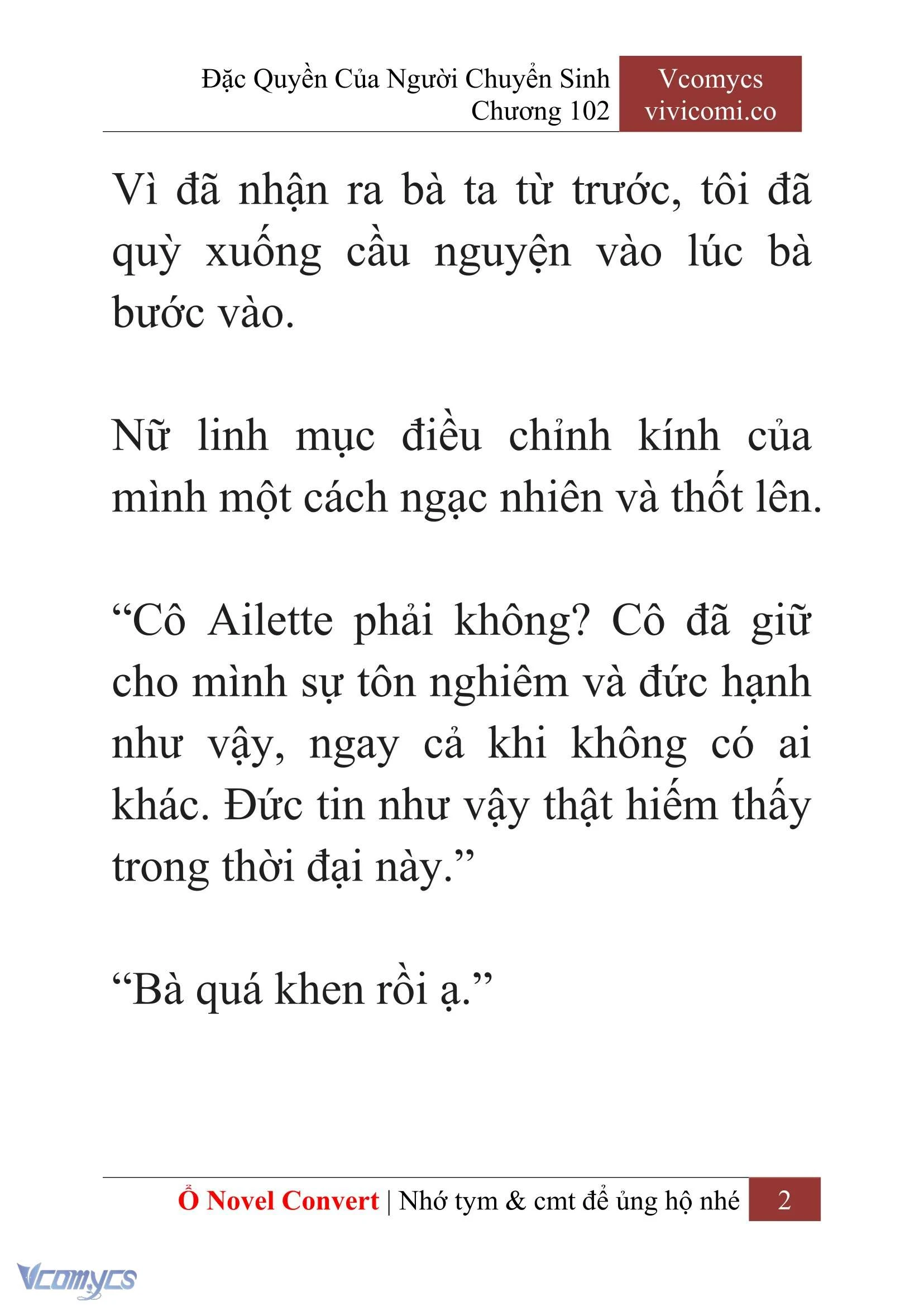[Novel] Đặc Quyền Của Người Chuyển Sinh Chapter  102 - 4