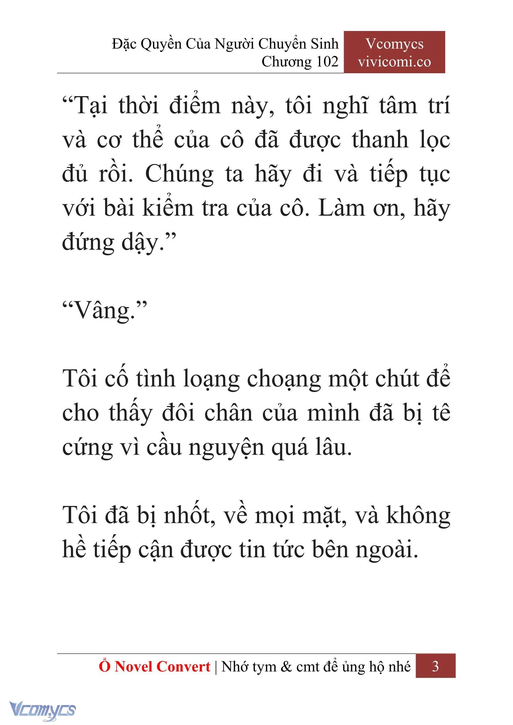 [Novel] Đặc Quyền Của Người Chuyển Sinh Chapter  102 - 5