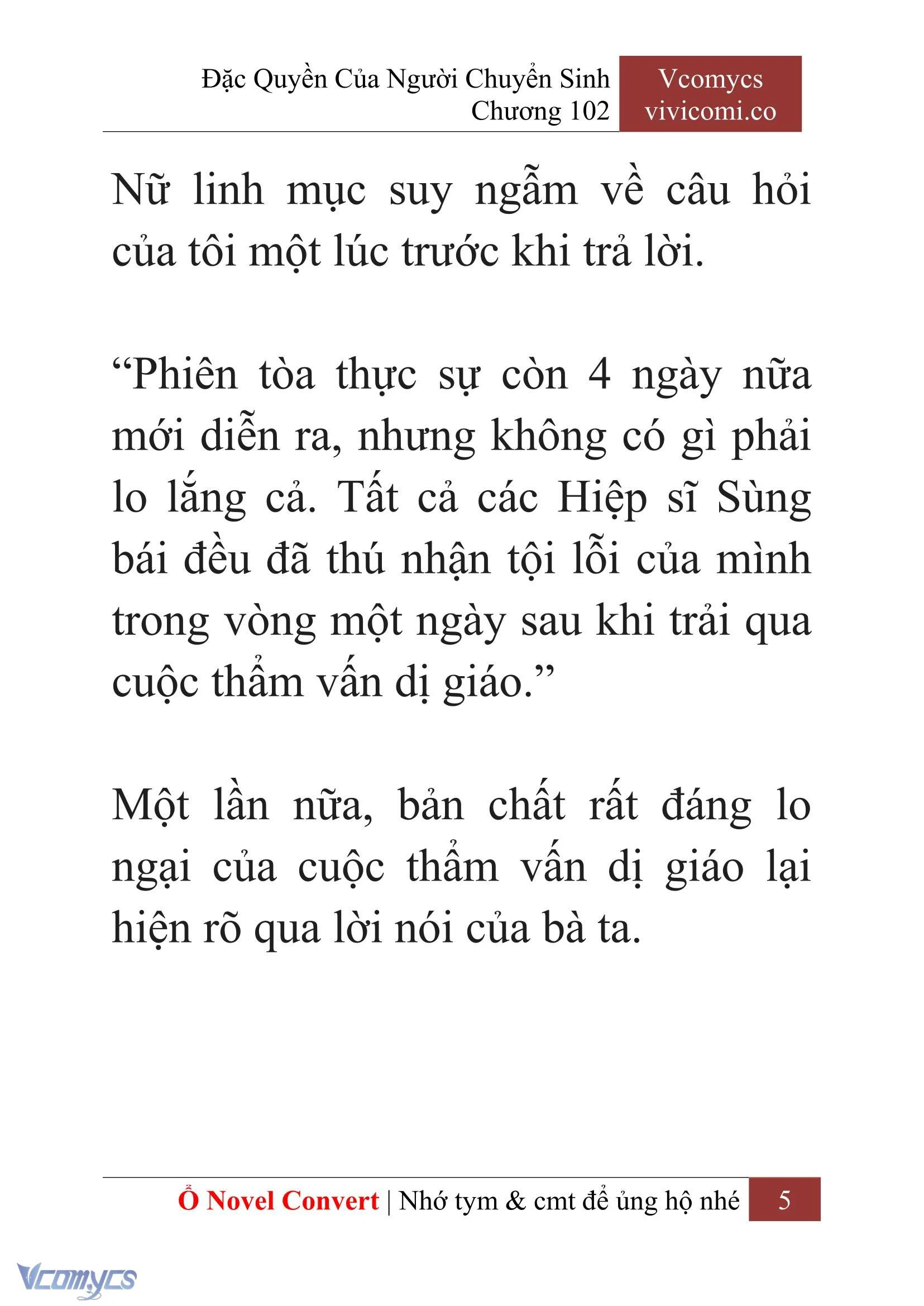 [Novel] Đặc Quyền Của Người Chuyển Sinh Chapter  102 - 7