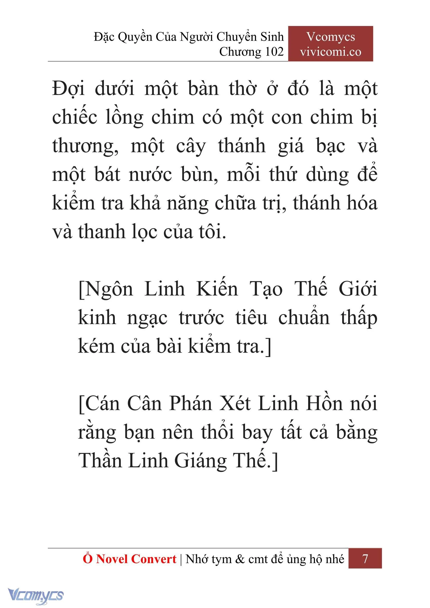 [Novel] Đặc Quyền Của Người Chuyển Sinh Chapter  102 - 9