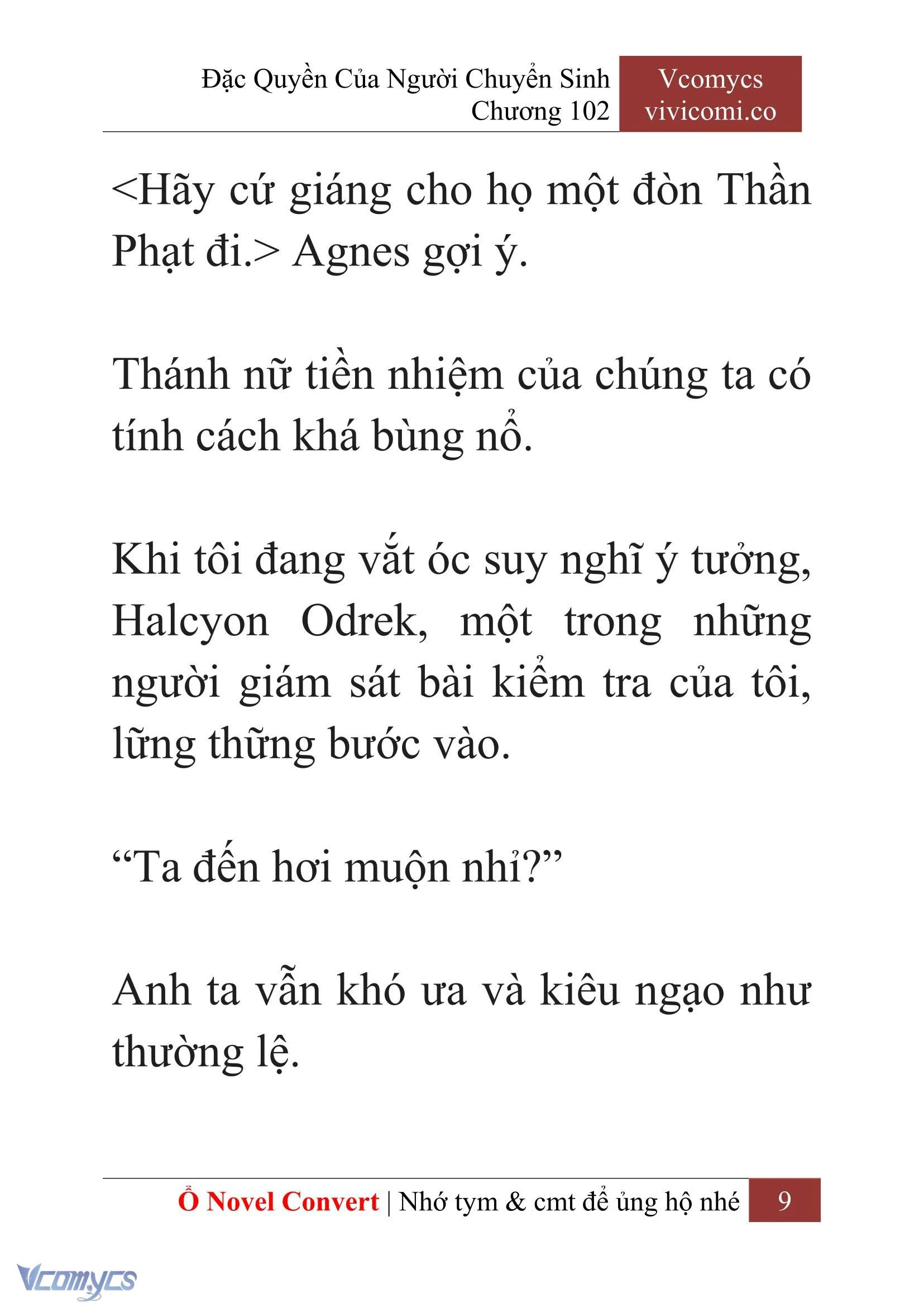 [Novel] Đặc Quyền Của Người Chuyển Sinh Chapter  102 - 11