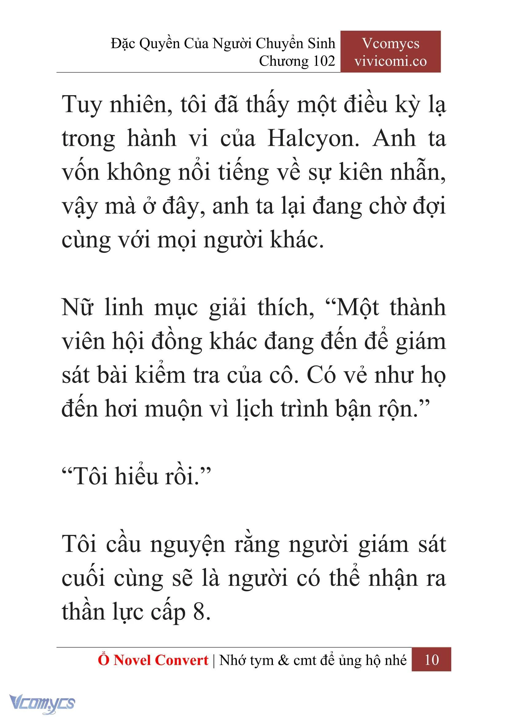 [Novel] Đặc Quyền Của Người Chuyển Sinh Chapter  102 - 12