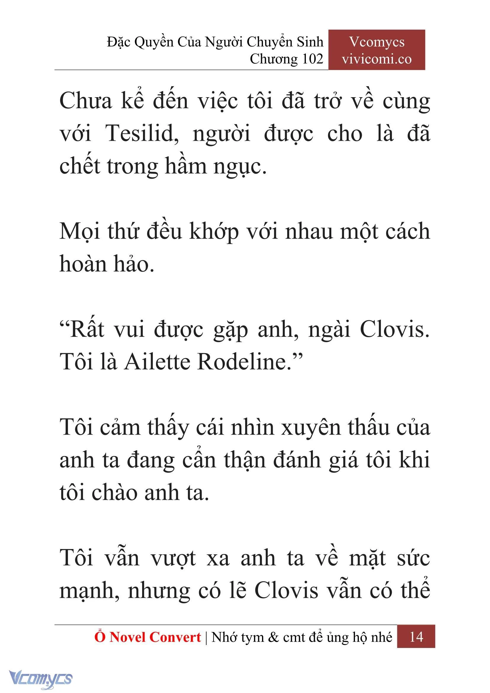 [Novel] Đặc Quyền Của Người Chuyển Sinh Chapter  102 - 16
