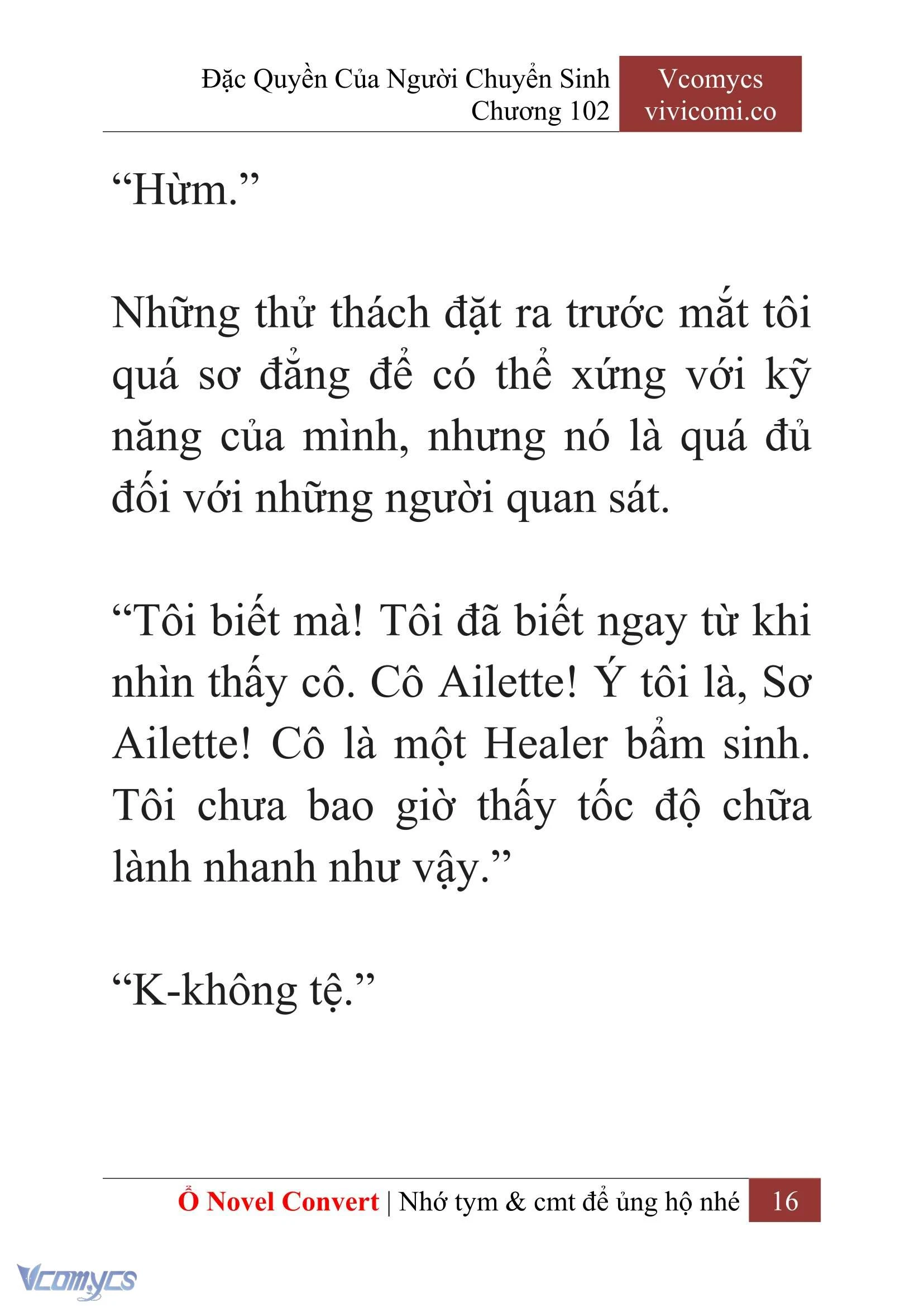 [Novel] Đặc Quyền Của Người Chuyển Sinh Chapter  102 - 18