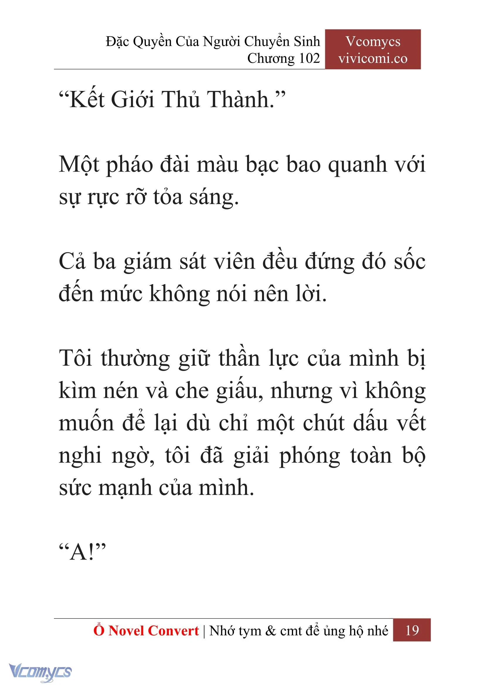 [Novel] Đặc Quyền Của Người Chuyển Sinh Chapter  102 - 21