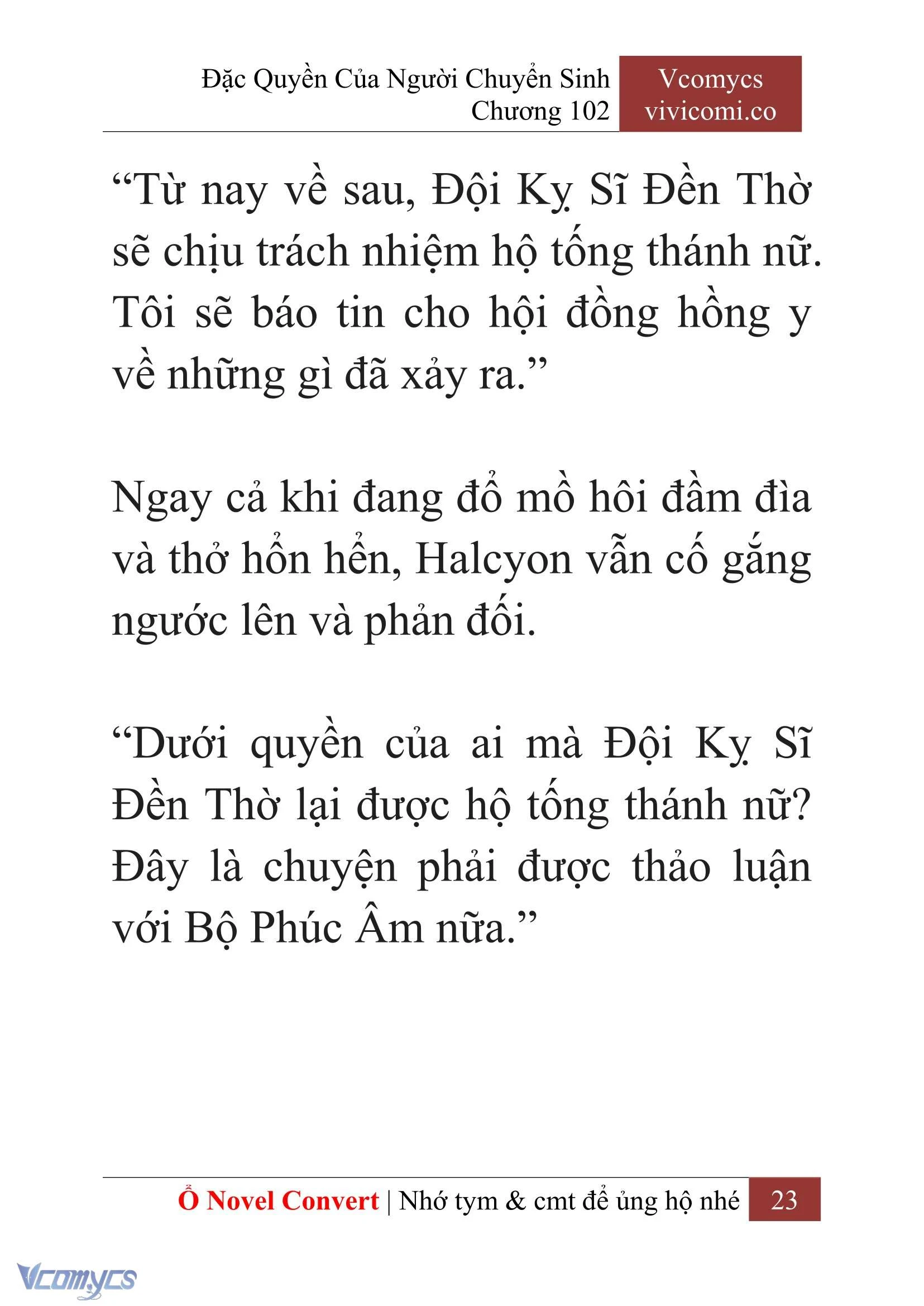 [Novel] Đặc Quyền Của Người Chuyển Sinh Chapter  102 - 25