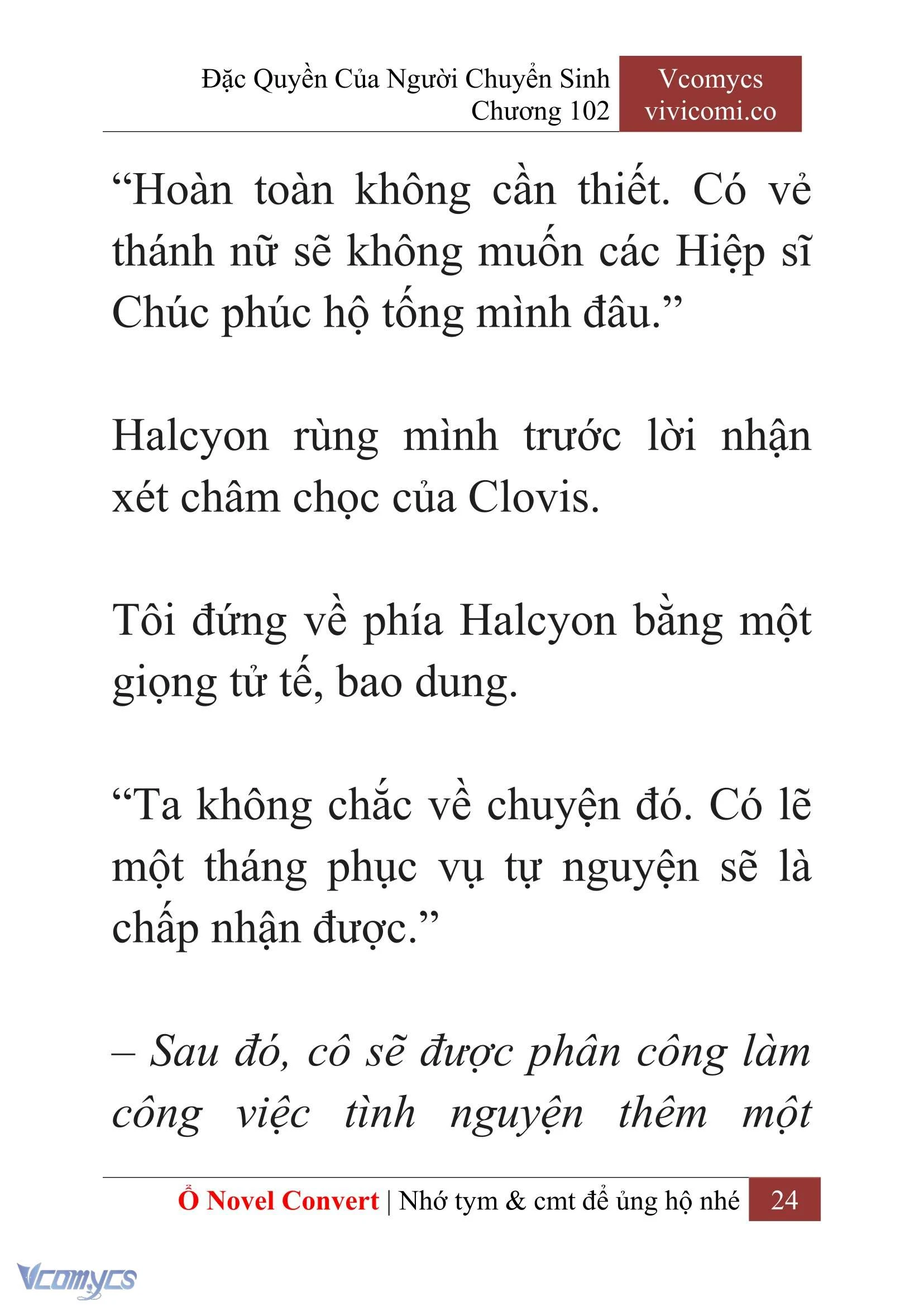 [Novel] Đặc Quyền Của Người Chuyển Sinh Chapter  102 - 26
