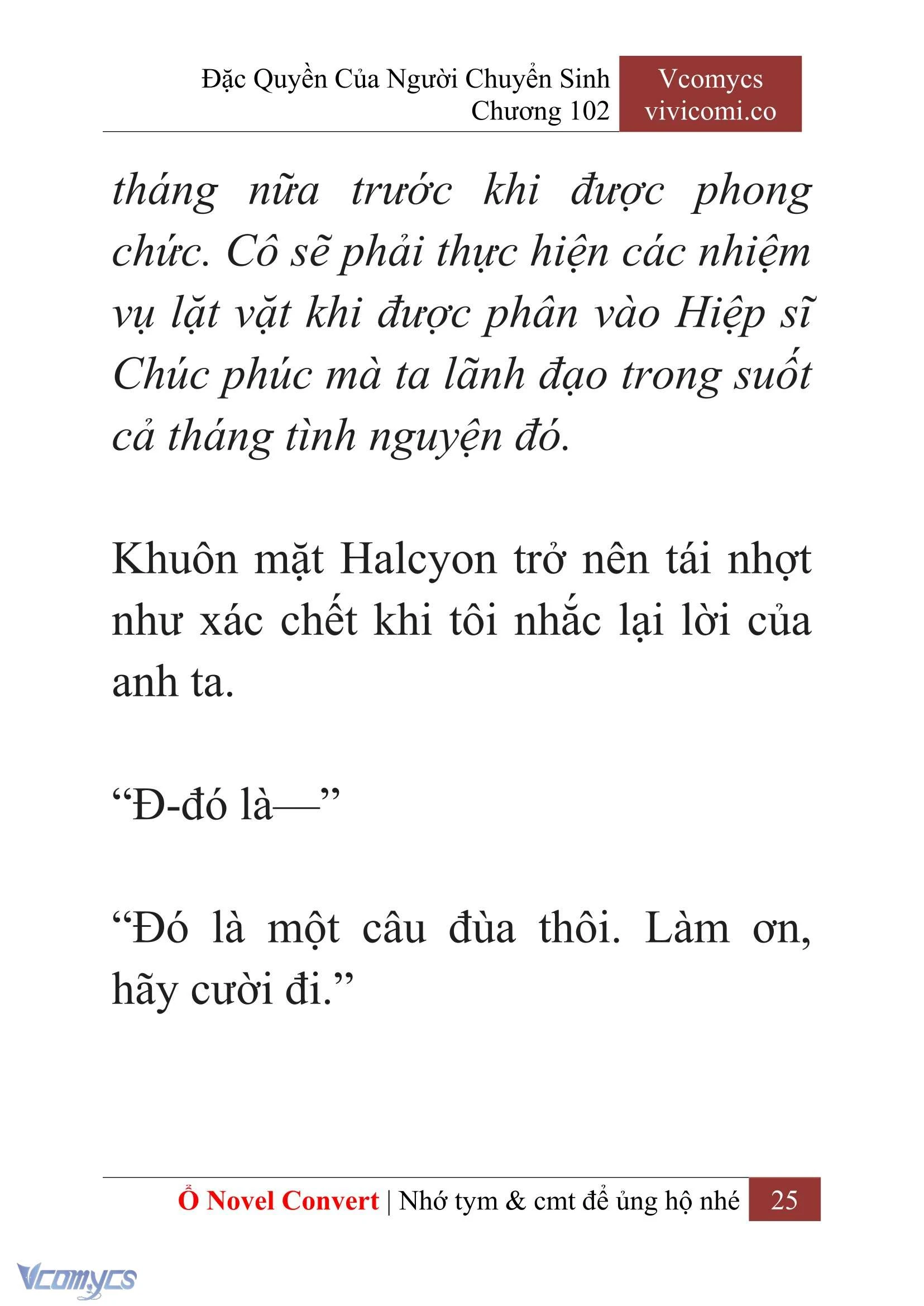 [Novel] Đặc Quyền Của Người Chuyển Sinh Chapter  102 - 27