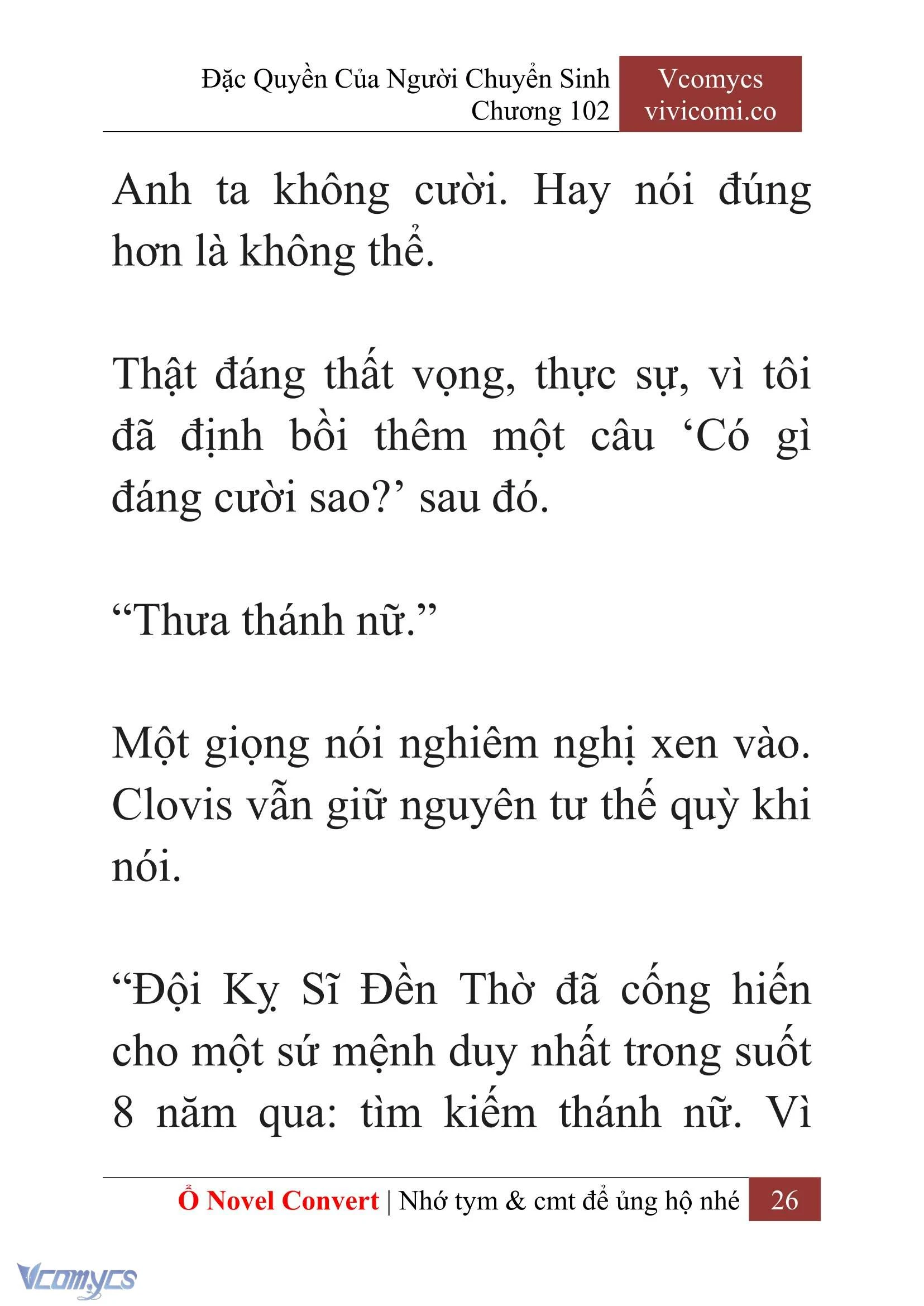 [Novel] Đặc Quyền Của Người Chuyển Sinh Chapter  102 - 28