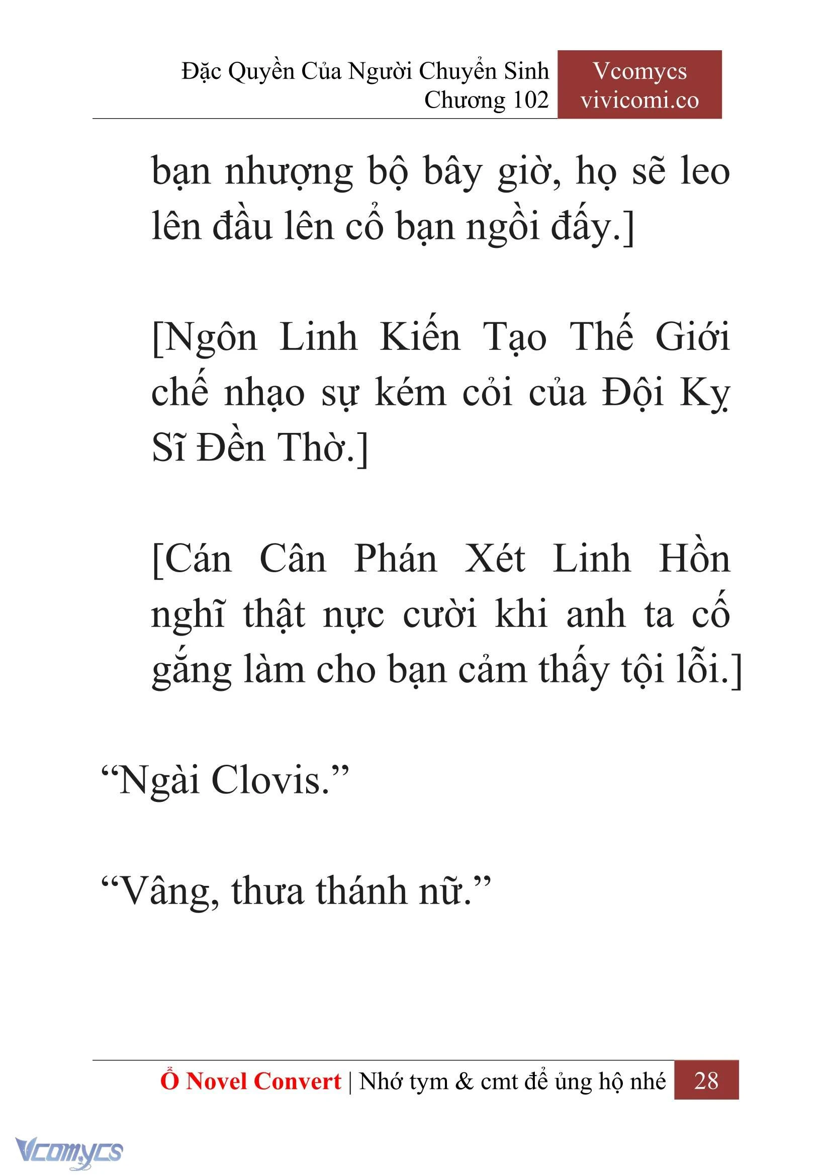 [Novel] Đặc Quyền Của Người Chuyển Sinh Chapter  102 - 30