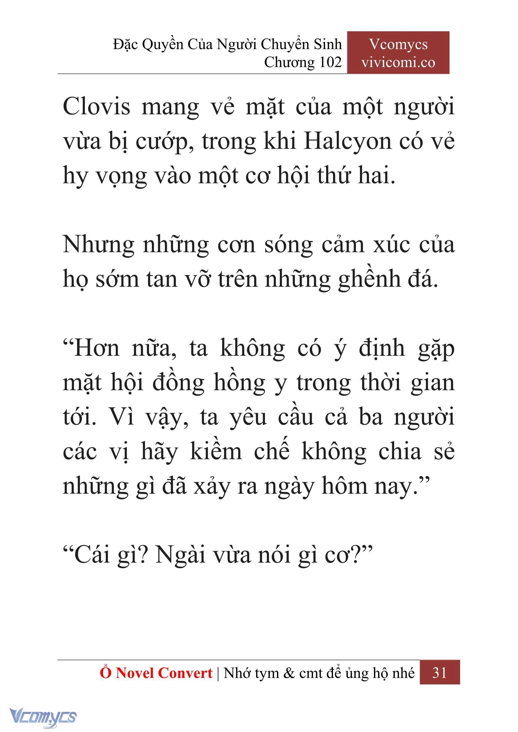 [Novel] Đặc Quyền Của Người Chuyển Sinh Chapter  102 - 33