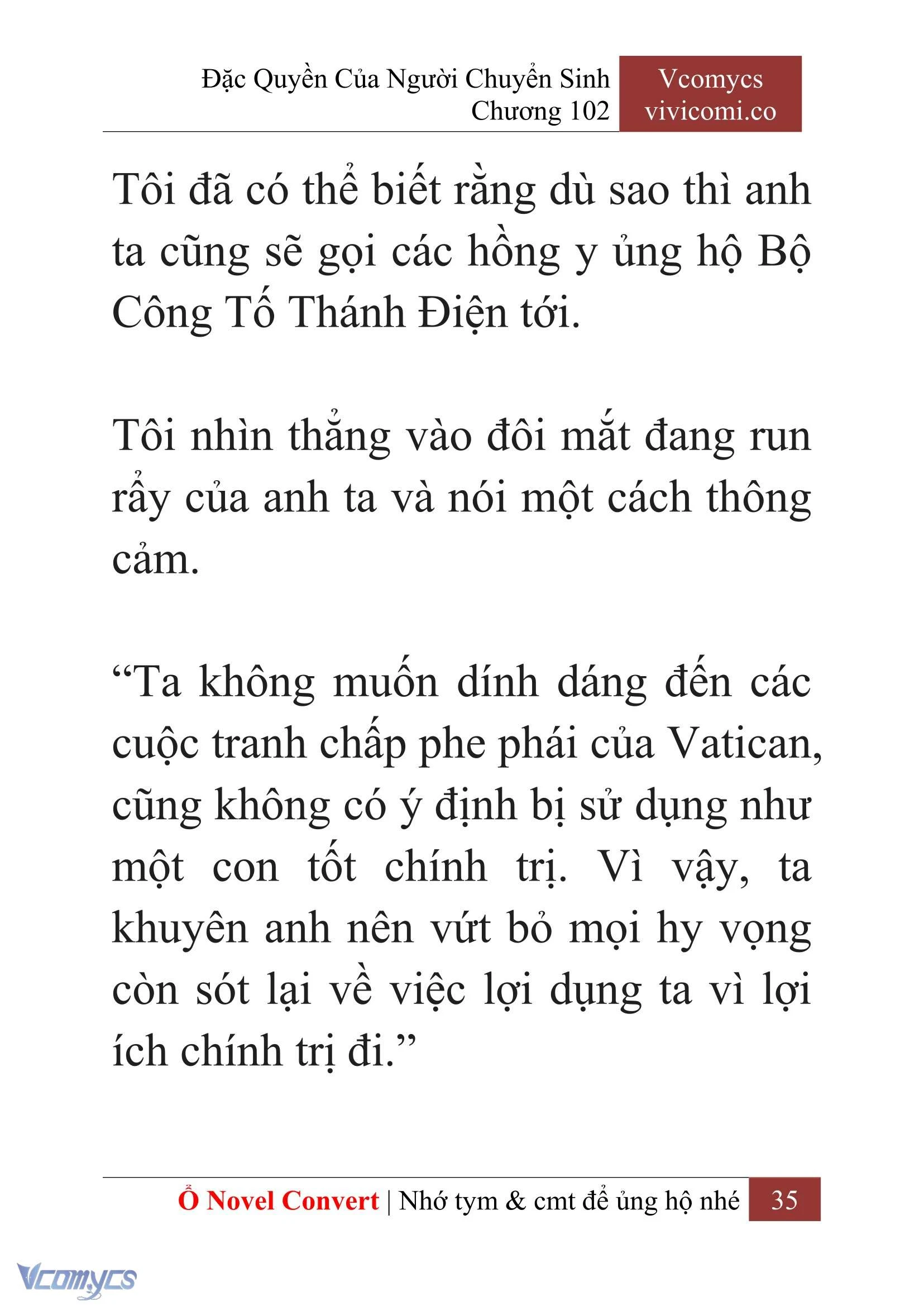 [Novel] Đặc Quyền Của Người Chuyển Sinh Chapter  102 - 37