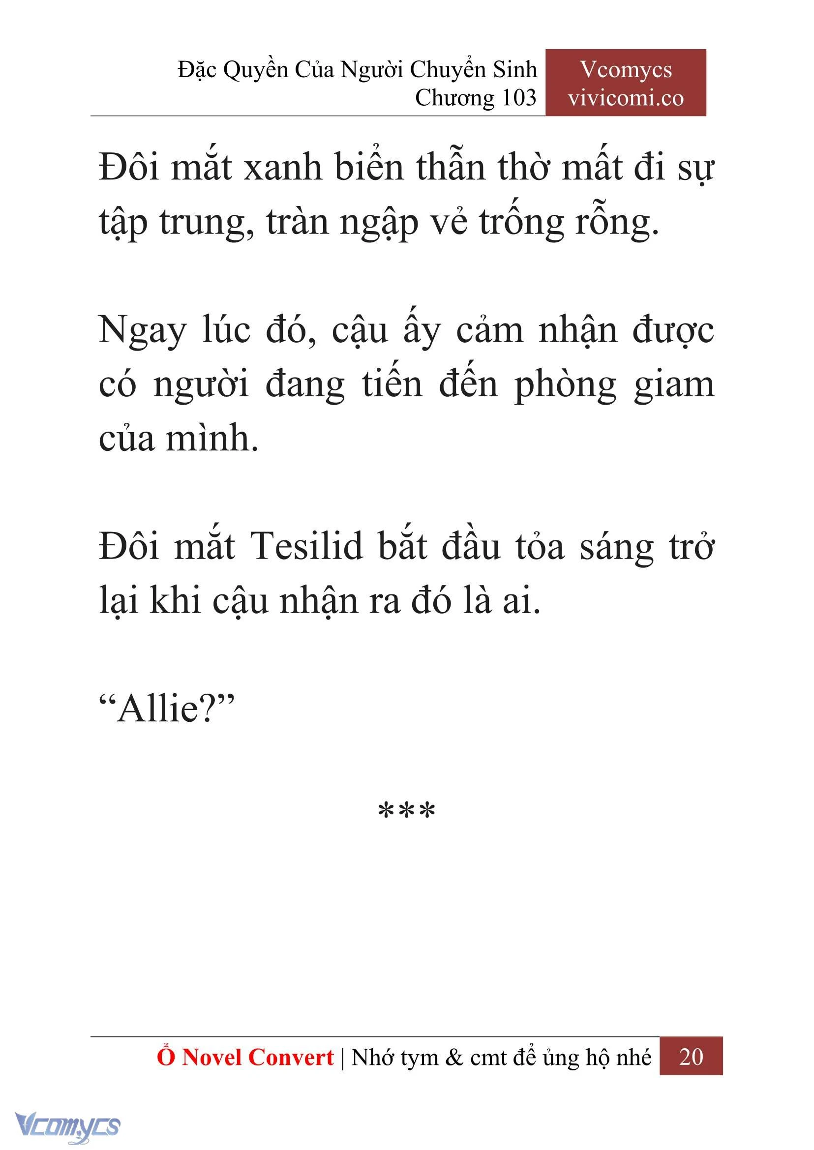 [Novel] Đặc Quyền Của Người Chuyển Sinh Chapter  103 - 22