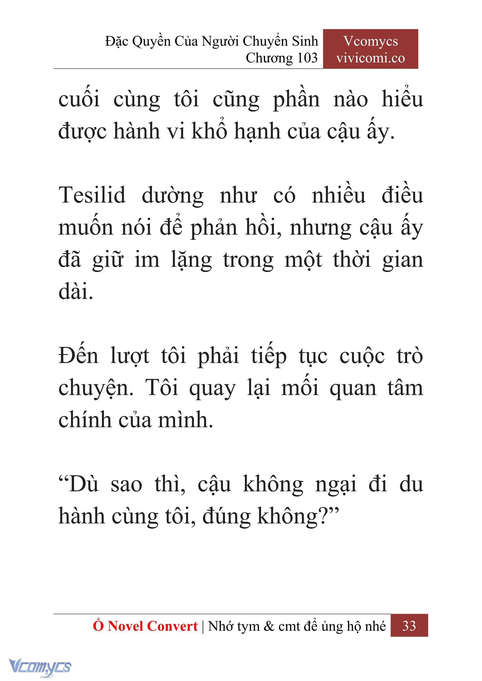 [Novel] Đặc Quyền Của Người Chuyển Sinh Chapter  103 - 35