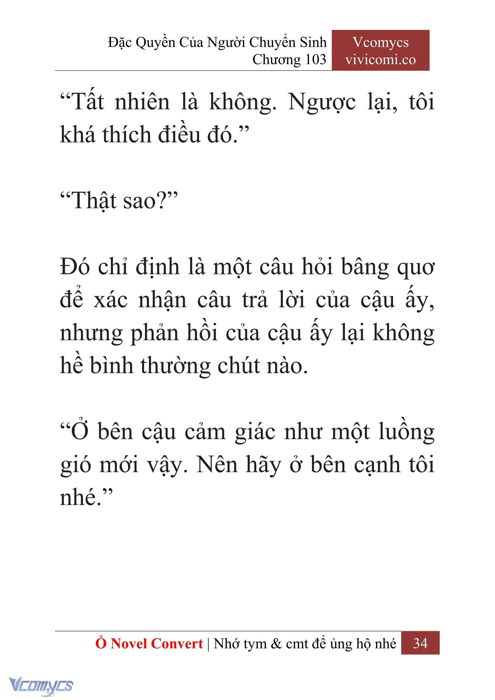 [Novel] Đặc Quyền Của Người Chuyển Sinh Chapter  103 - 36