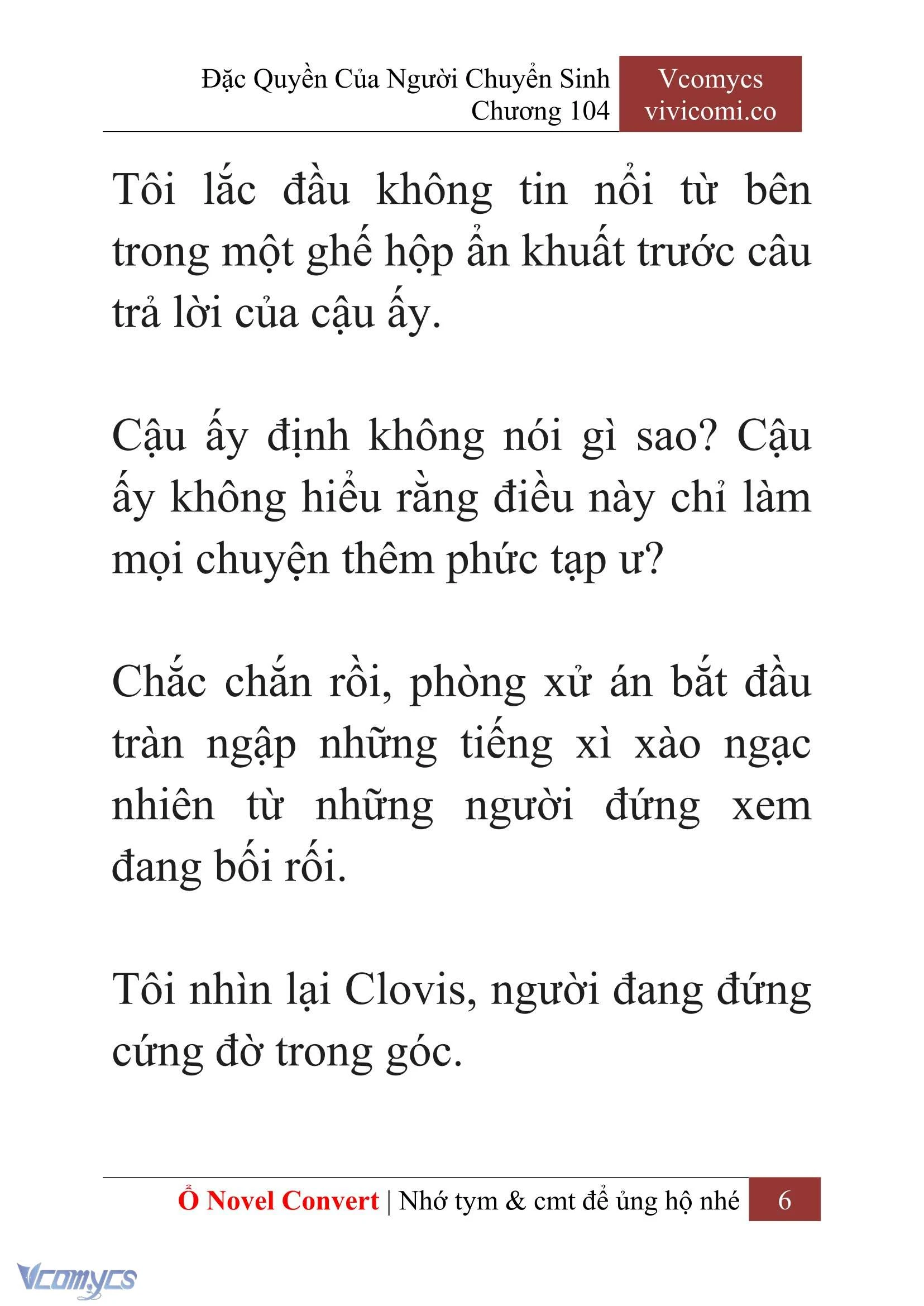 [Novel] Đặc Quyền Của Người Chuyển Sinh Chapter  104 - 8