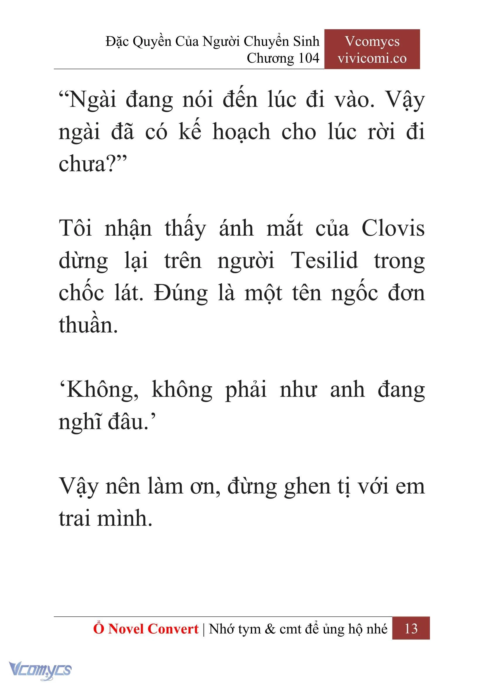 [Novel] Đặc Quyền Của Người Chuyển Sinh Chapter  104 - 15