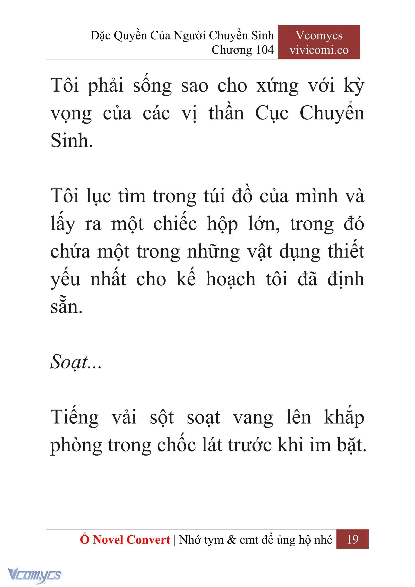 [Novel] Đặc Quyền Của Người Chuyển Sinh Chapter  104 - 21
