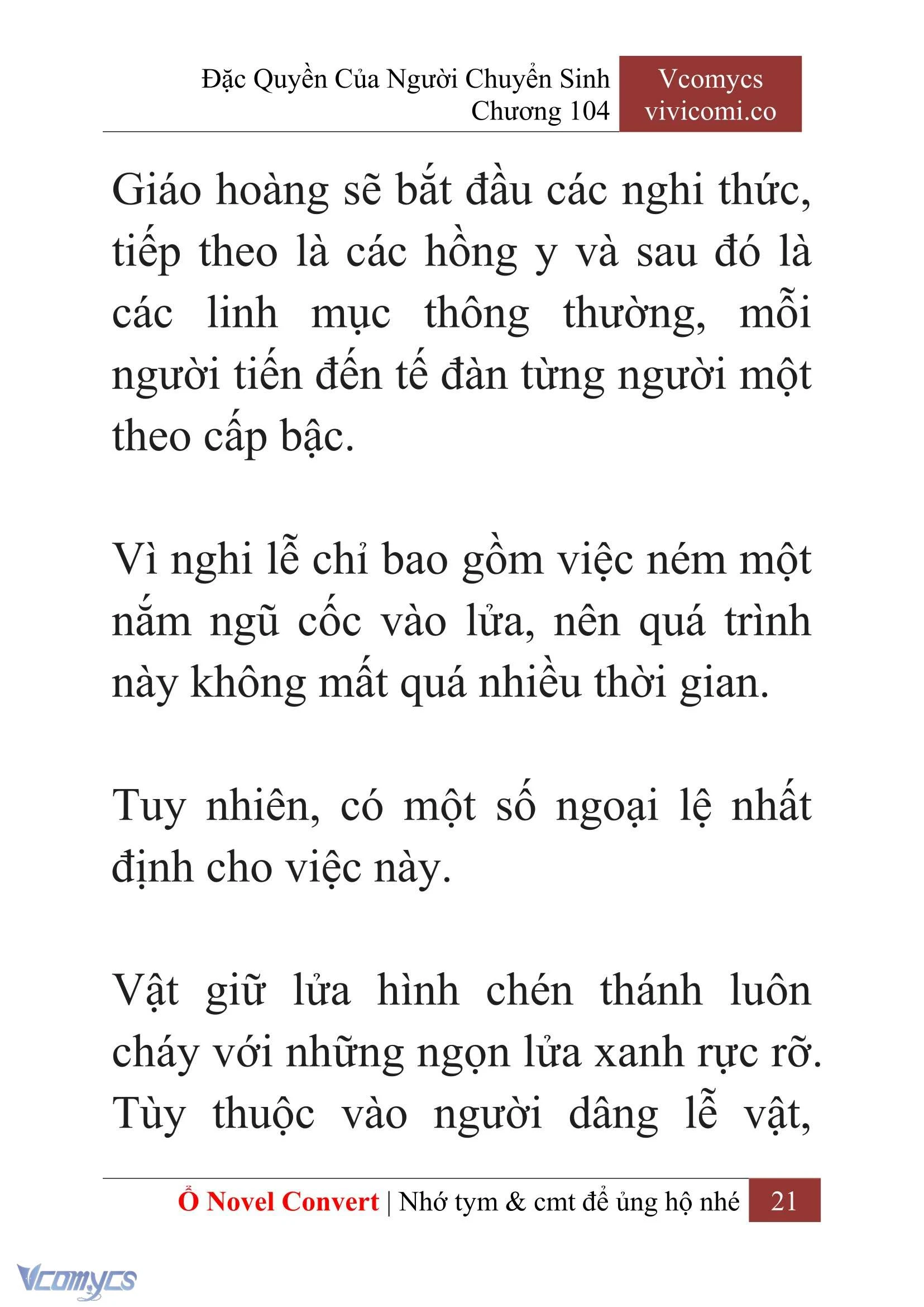 [Novel] Đặc Quyền Của Người Chuyển Sinh Chapter  104 - 23