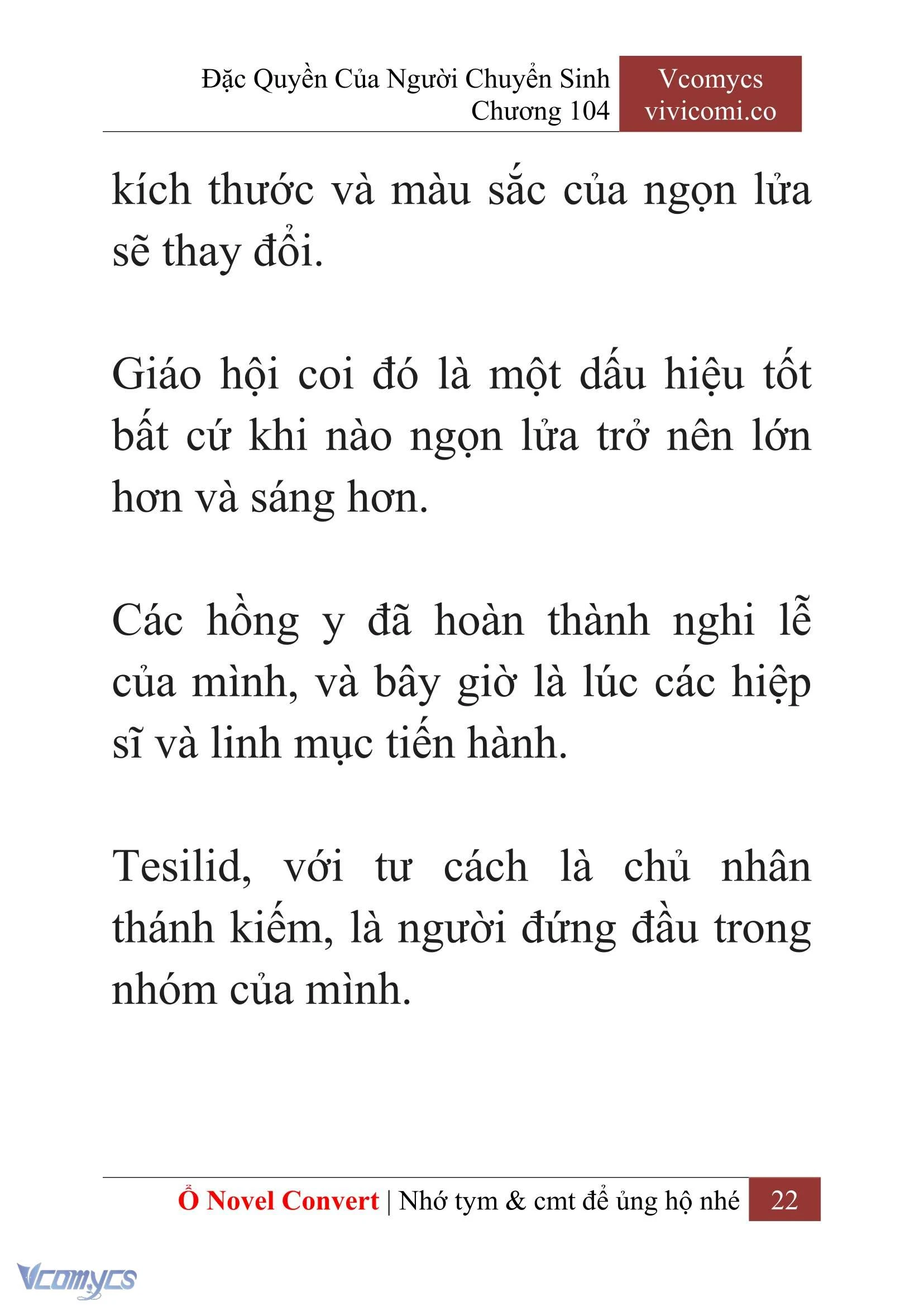 [Novel] Đặc Quyền Của Người Chuyển Sinh Chapter  104 - 24