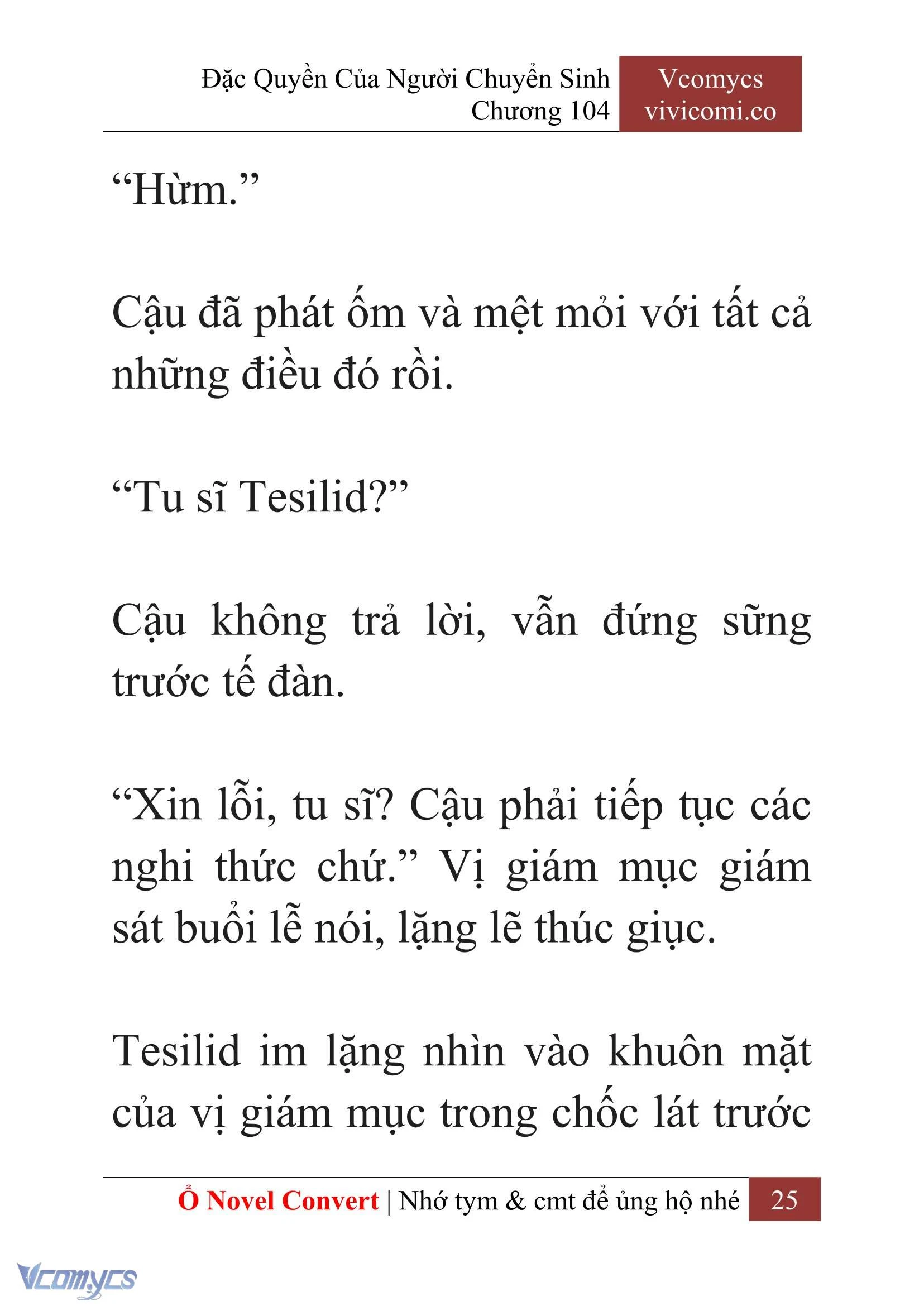 [Novel] Đặc Quyền Của Người Chuyển Sinh Chapter  104 - 27