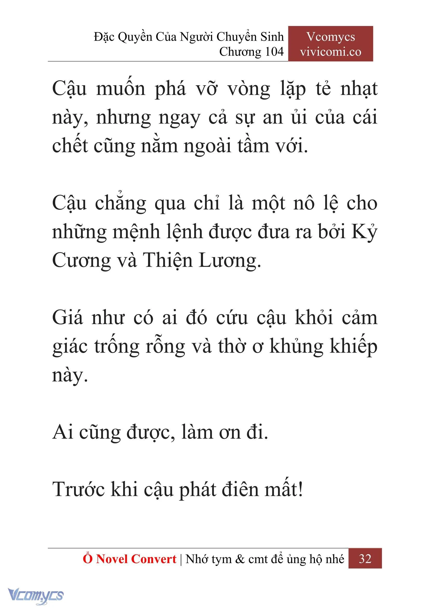 [Novel] Đặc Quyền Của Người Chuyển Sinh Chapter  104 - 34