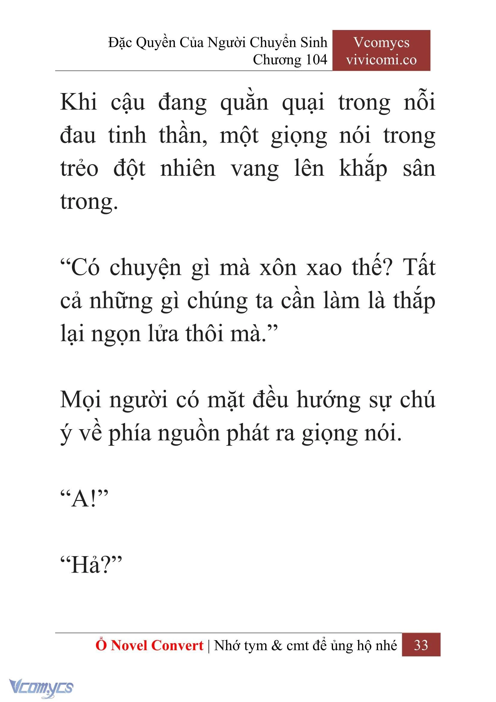 [Novel] Đặc Quyền Của Người Chuyển Sinh Chapter  104 - 35