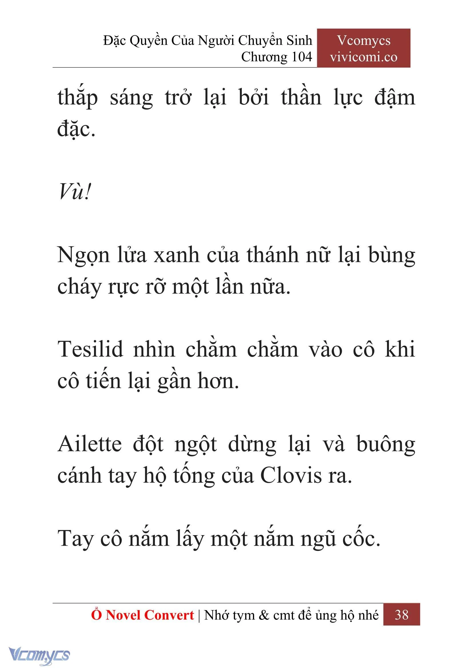 [Novel] Đặc Quyền Của Người Chuyển Sinh Chapter  104 - 40