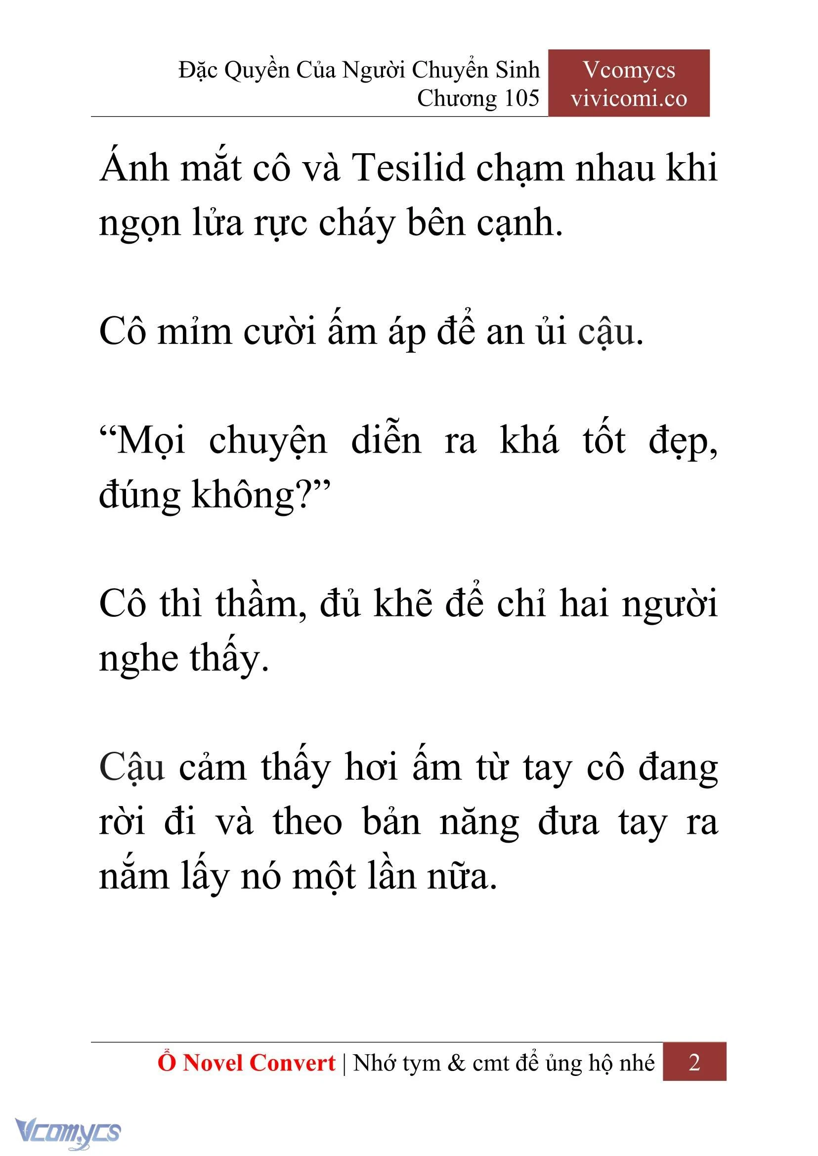[Novel] Đặc Quyền Của Người Chuyển Sinh Chapter  105 - 4