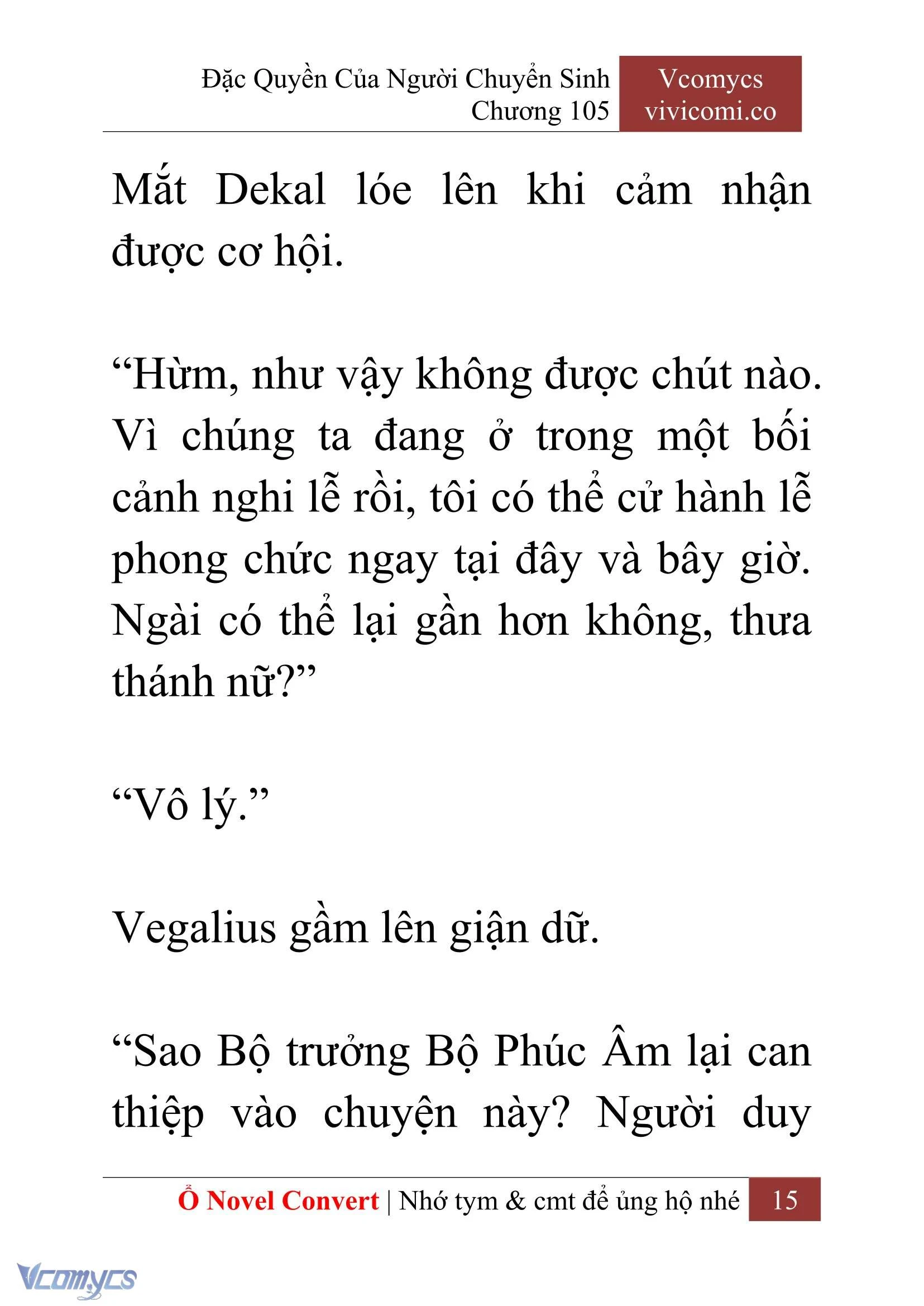[Novel] Đặc Quyền Của Người Chuyển Sinh Chapter  105 - 17