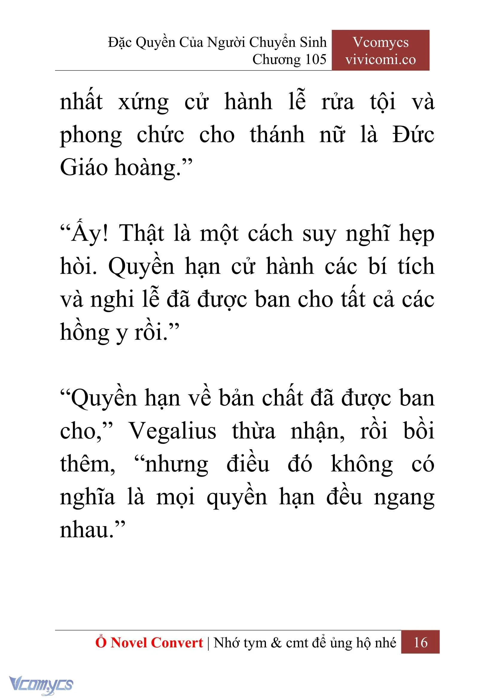 [Novel] Đặc Quyền Của Người Chuyển Sinh Chapter  105 - 18