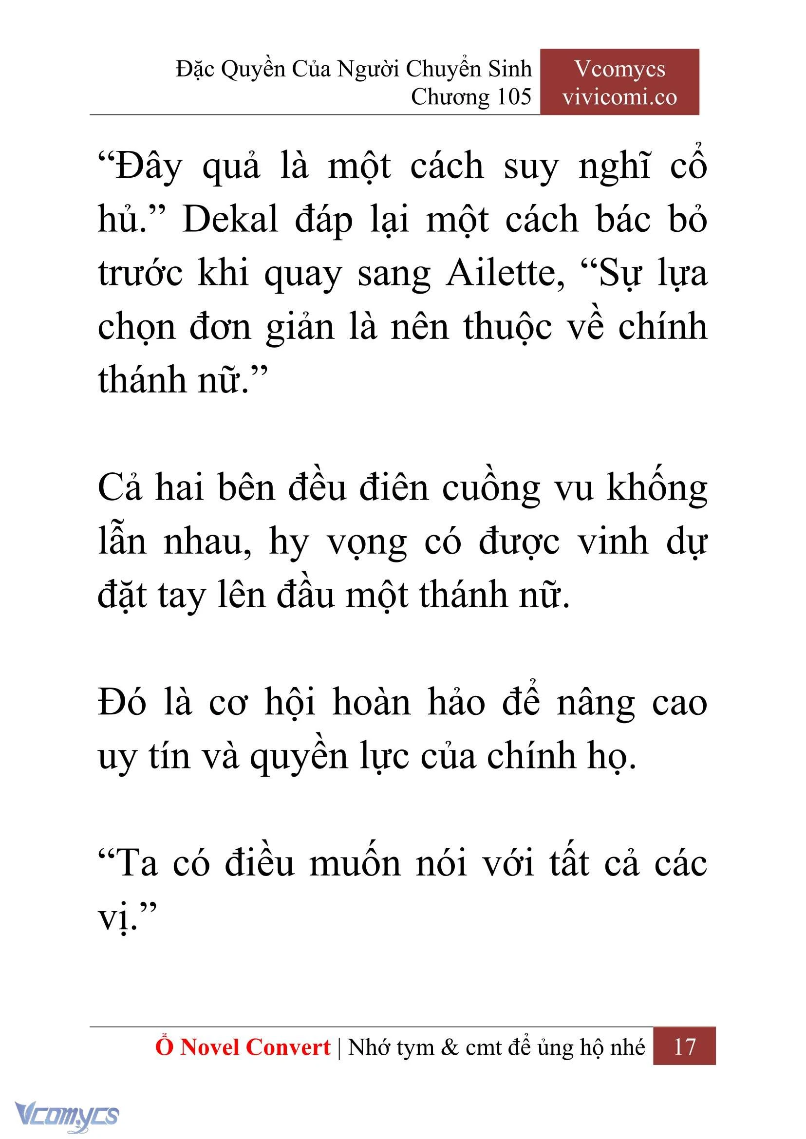 [Novel] Đặc Quyền Của Người Chuyển Sinh Chapter  105 - 19