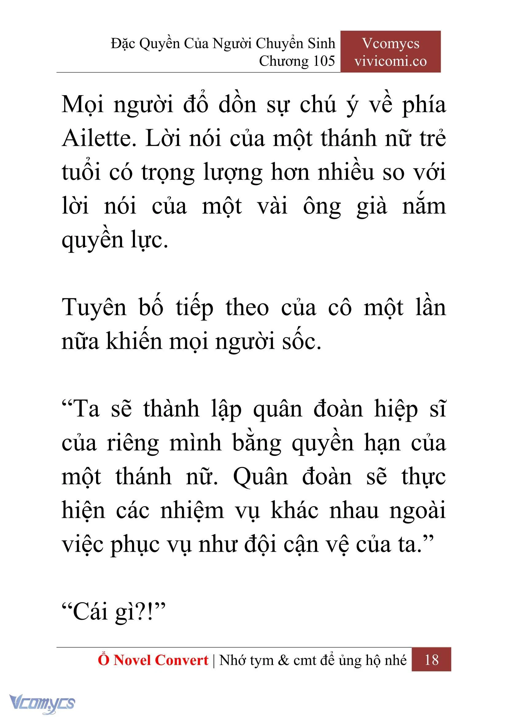 [Novel] Đặc Quyền Của Người Chuyển Sinh Chapter  105 - 20