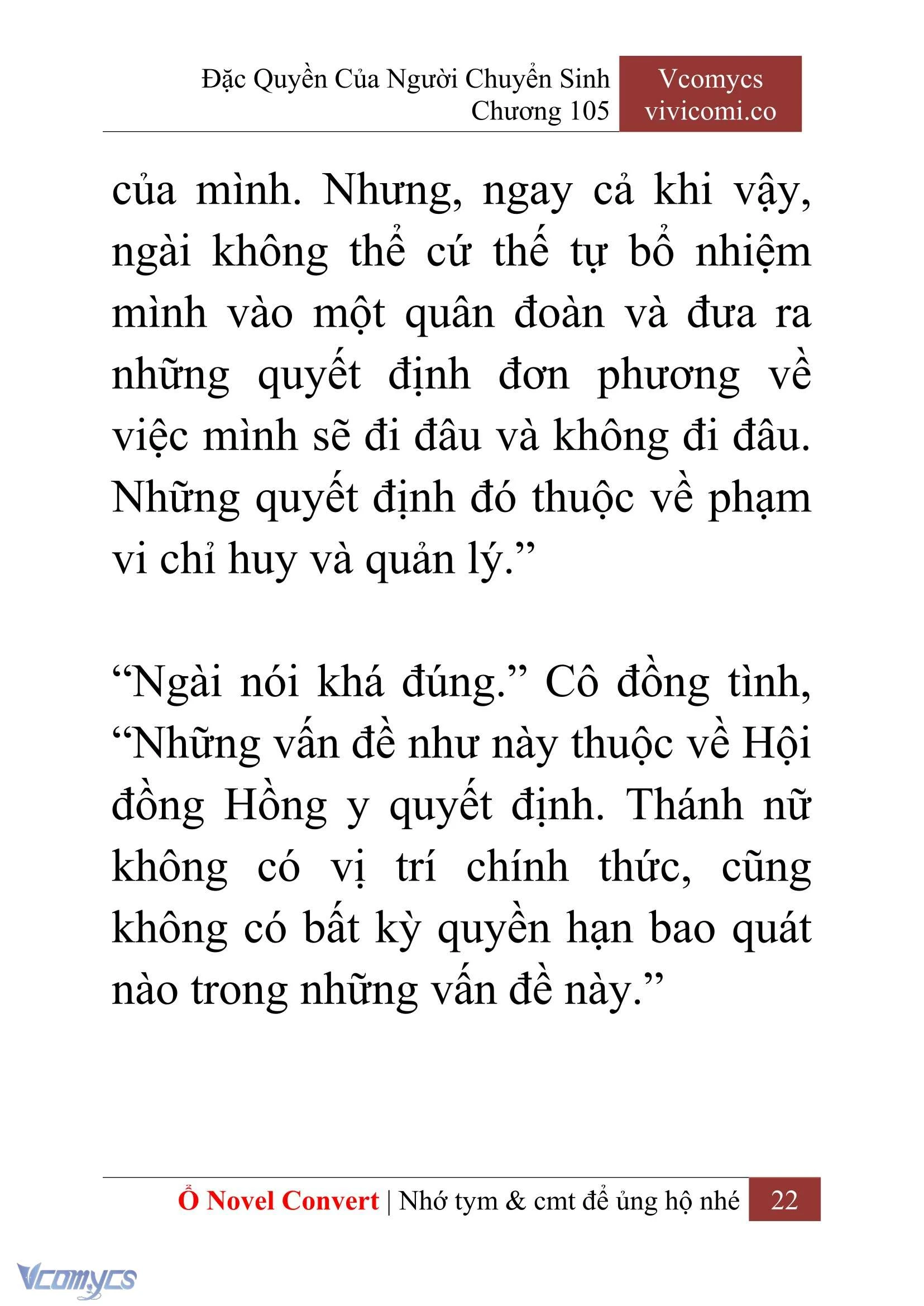[Novel] Đặc Quyền Của Người Chuyển Sinh Chapter  105 - 24