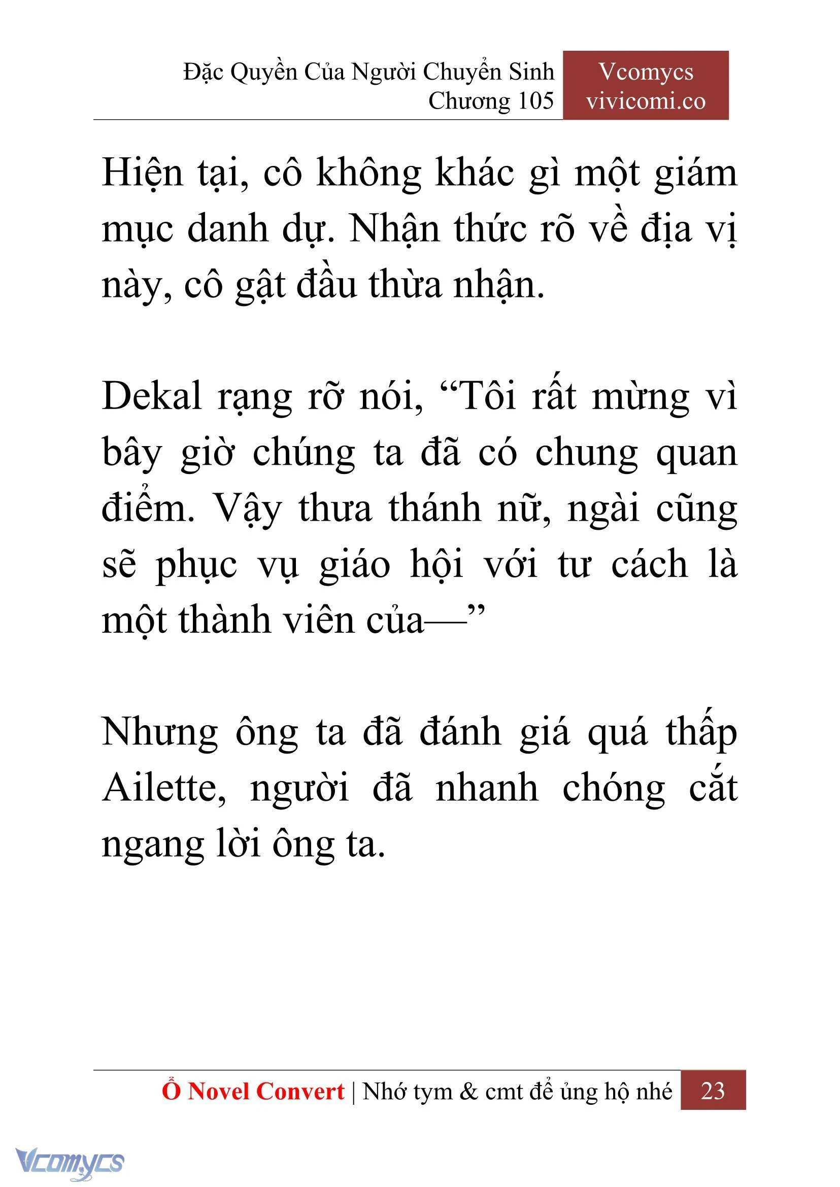 [Novel] Đặc Quyền Của Người Chuyển Sinh Chapter  105 - 25