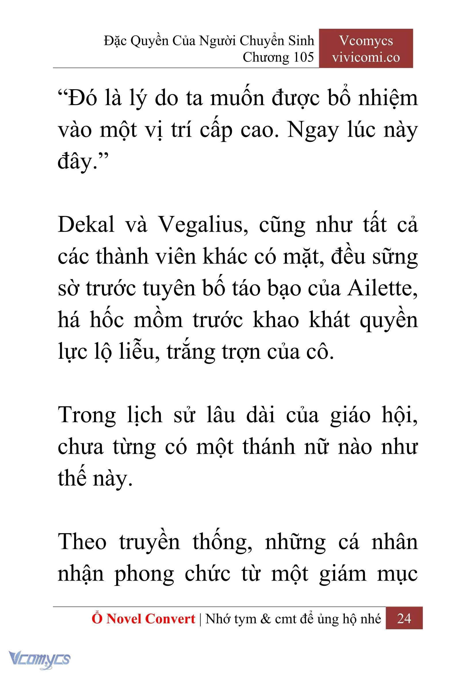 [Novel] Đặc Quyền Của Người Chuyển Sinh Chapter  105 - 26