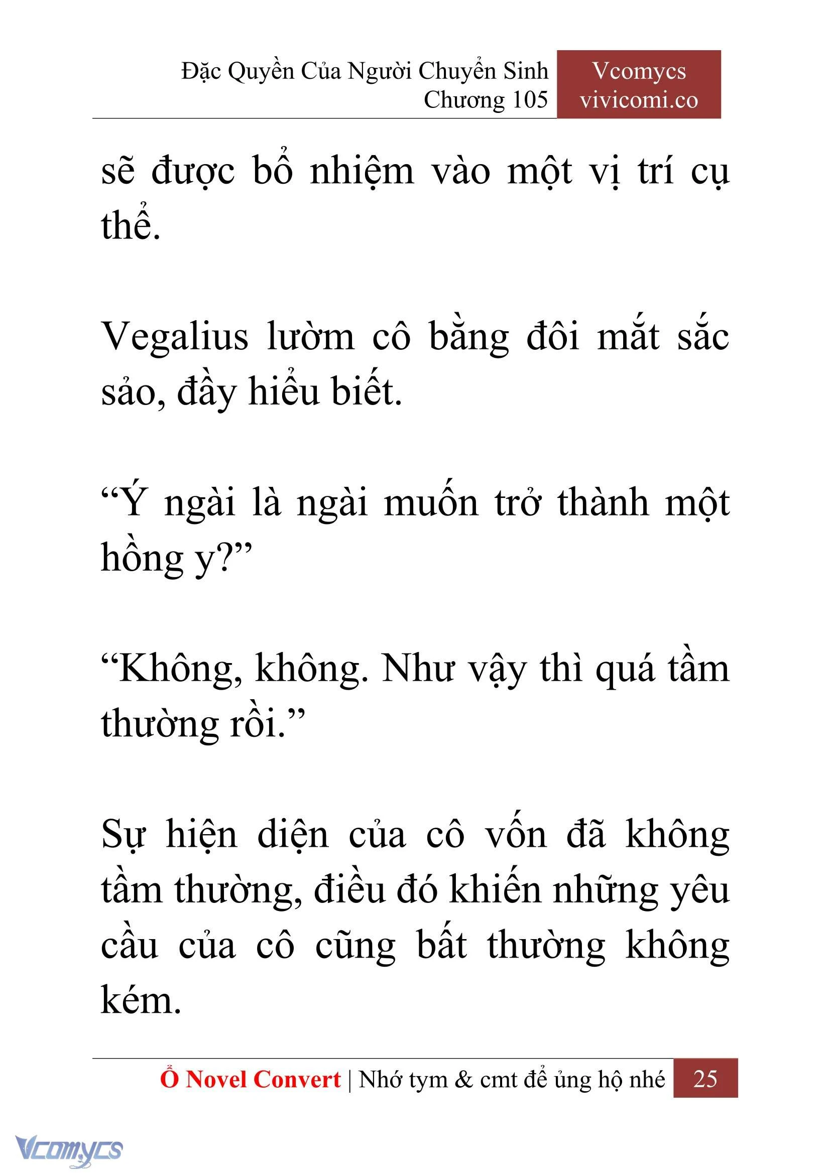 [Novel] Đặc Quyền Của Người Chuyển Sinh Chapter  105 - 27