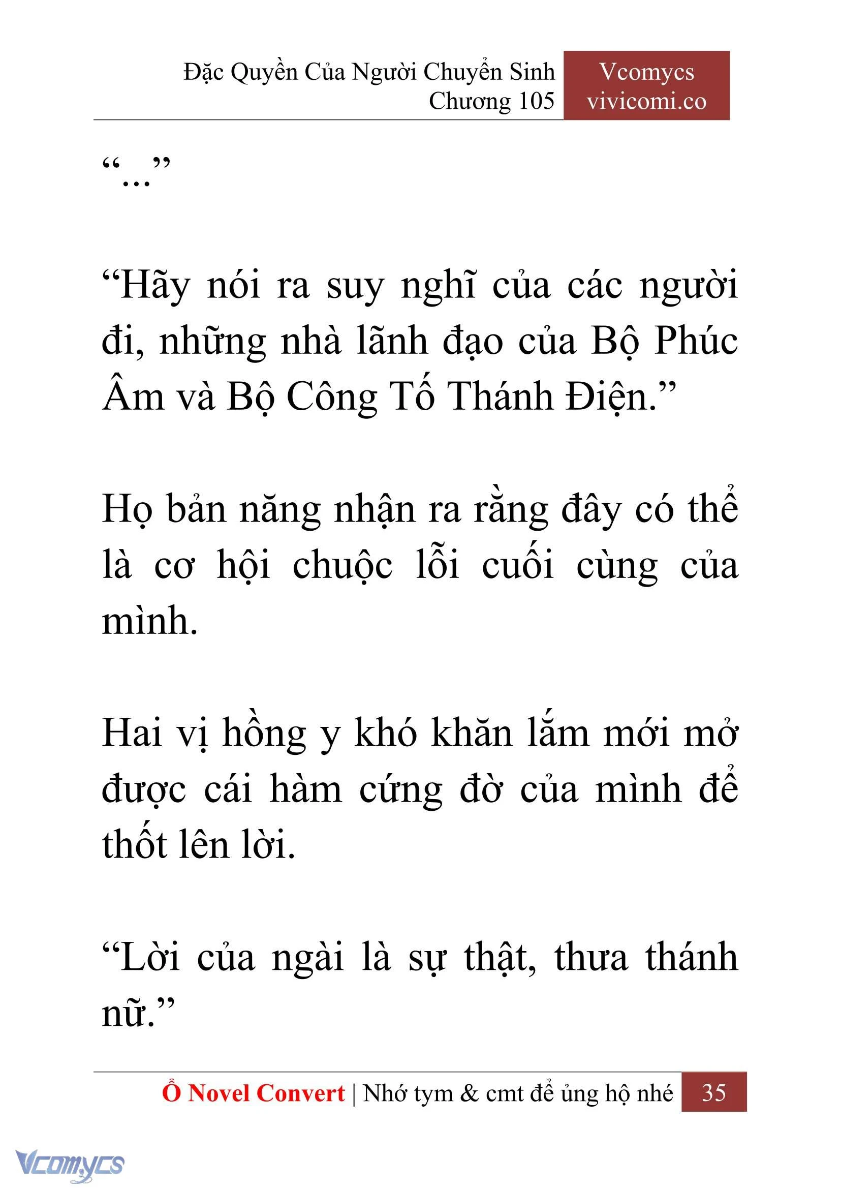 [Novel] Đặc Quyền Của Người Chuyển Sinh Chapter  105 - 37