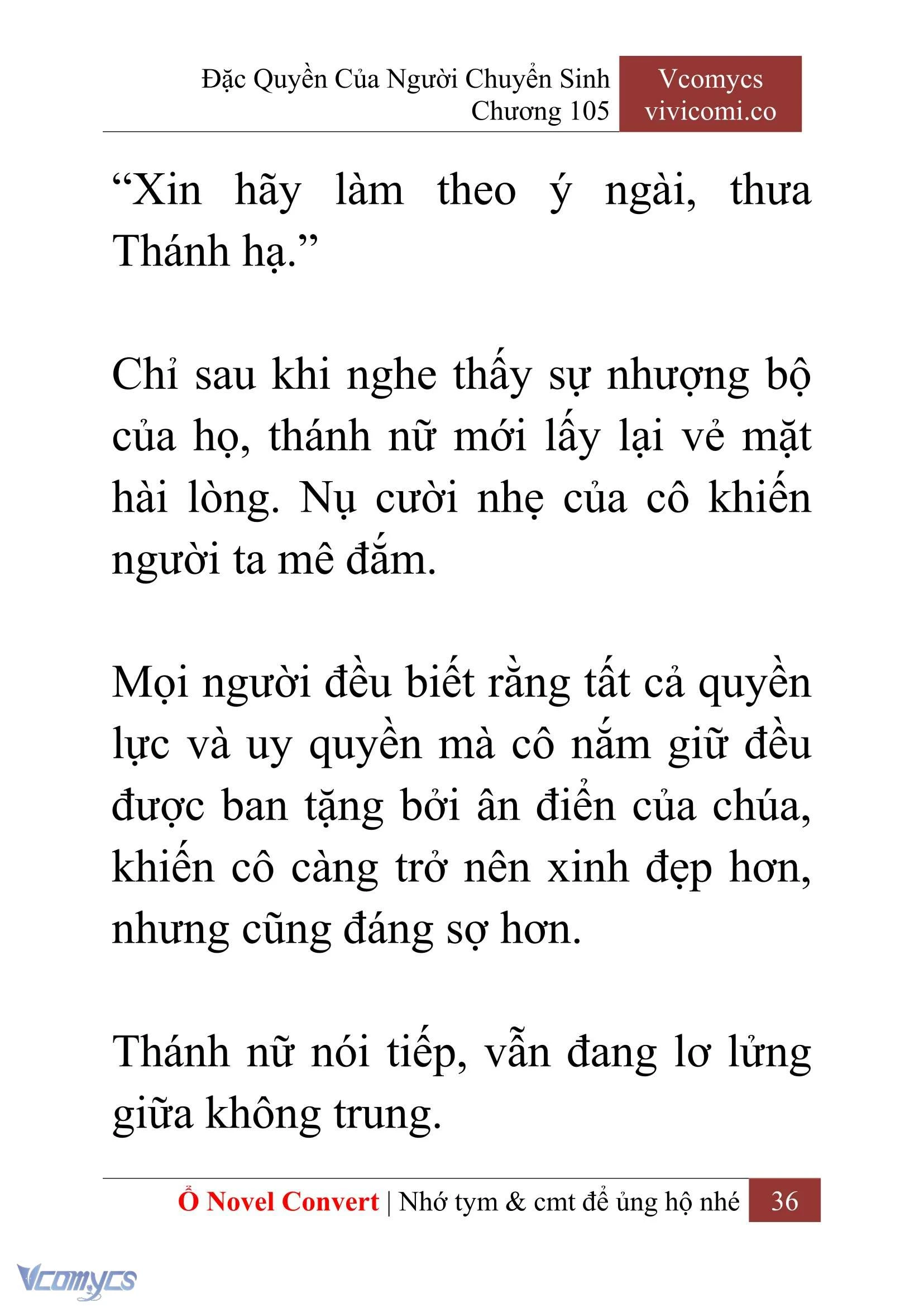 [Novel] Đặc Quyền Của Người Chuyển Sinh Chapter  105 - 38