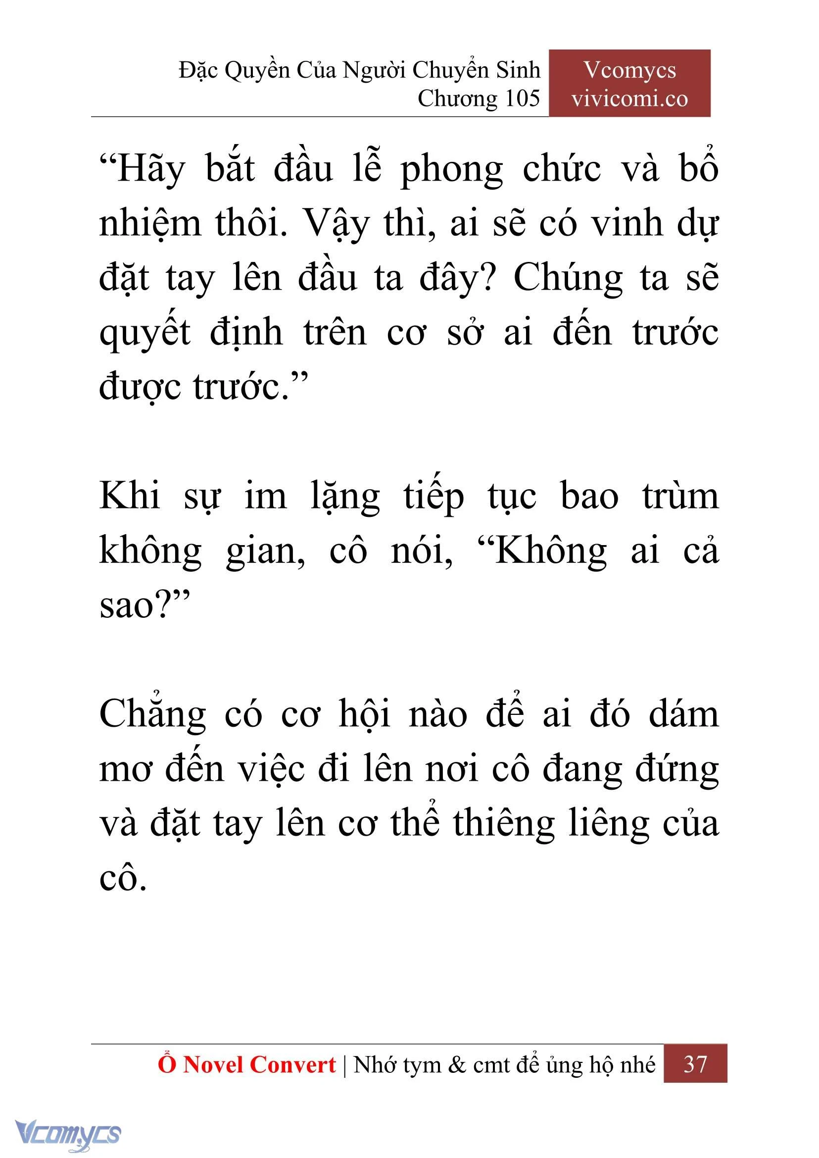[Novel] Đặc Quyền Của Người Chuyển Sinh Chapter  105 - 39